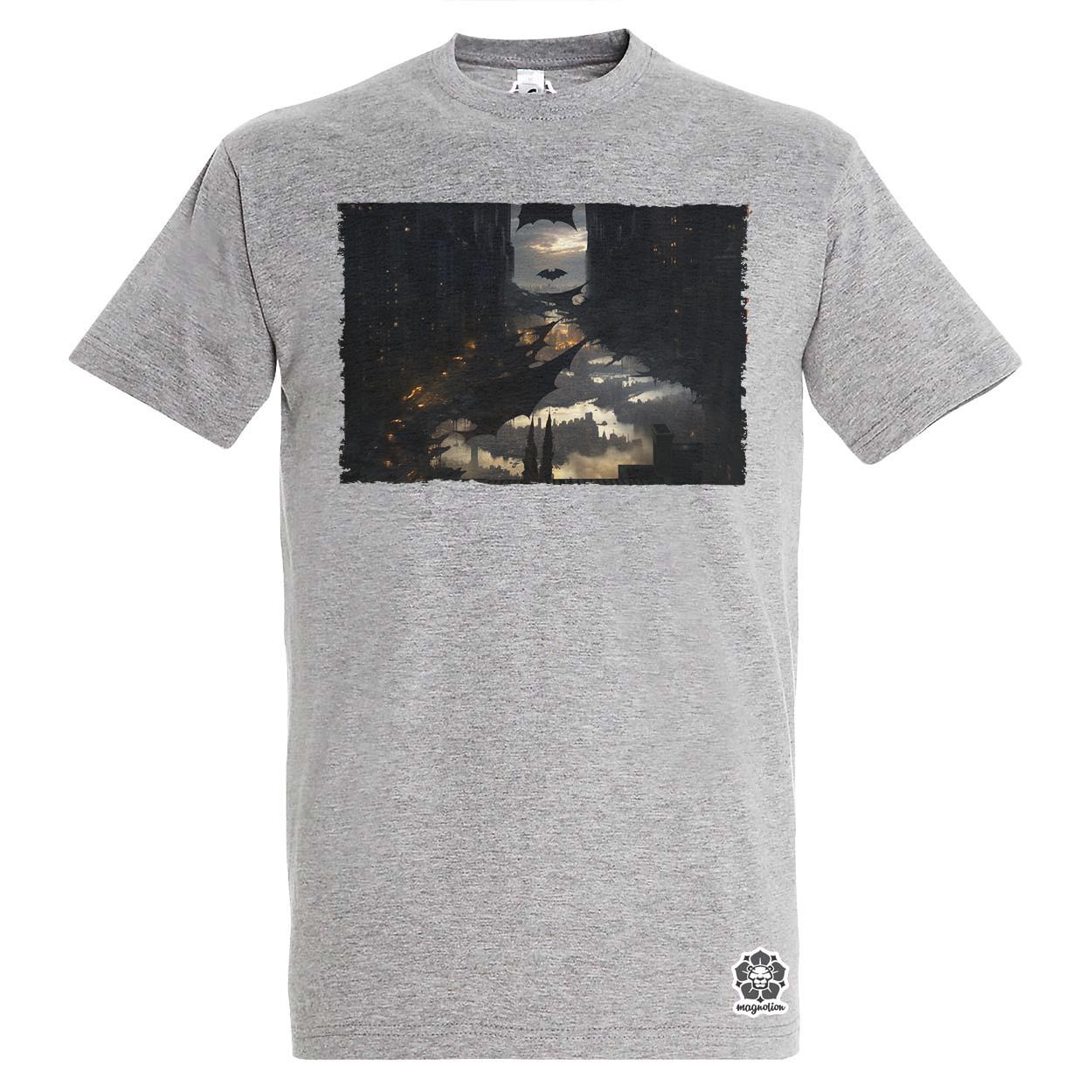 Pareidolia Batman város fantázia v1 egyedi póló 