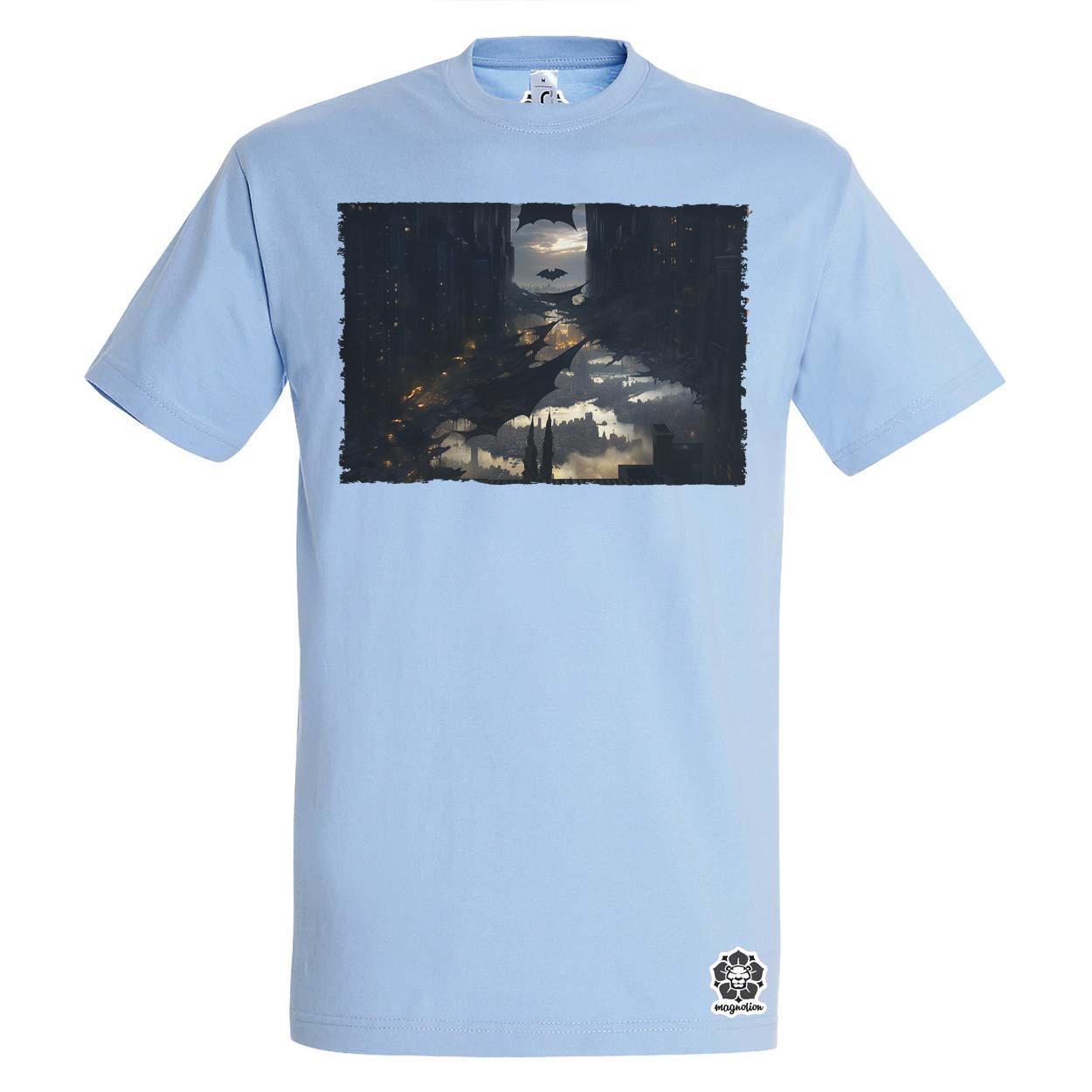 Pareidolia Batman város fantázia v1 egyedi póló 