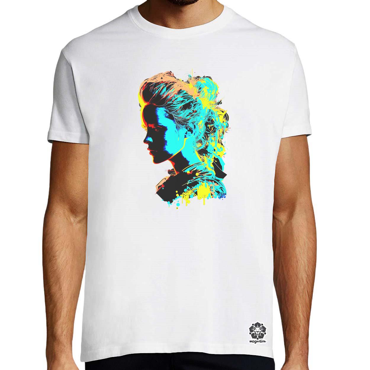 Pop art sziluett v1 egyedi póló 