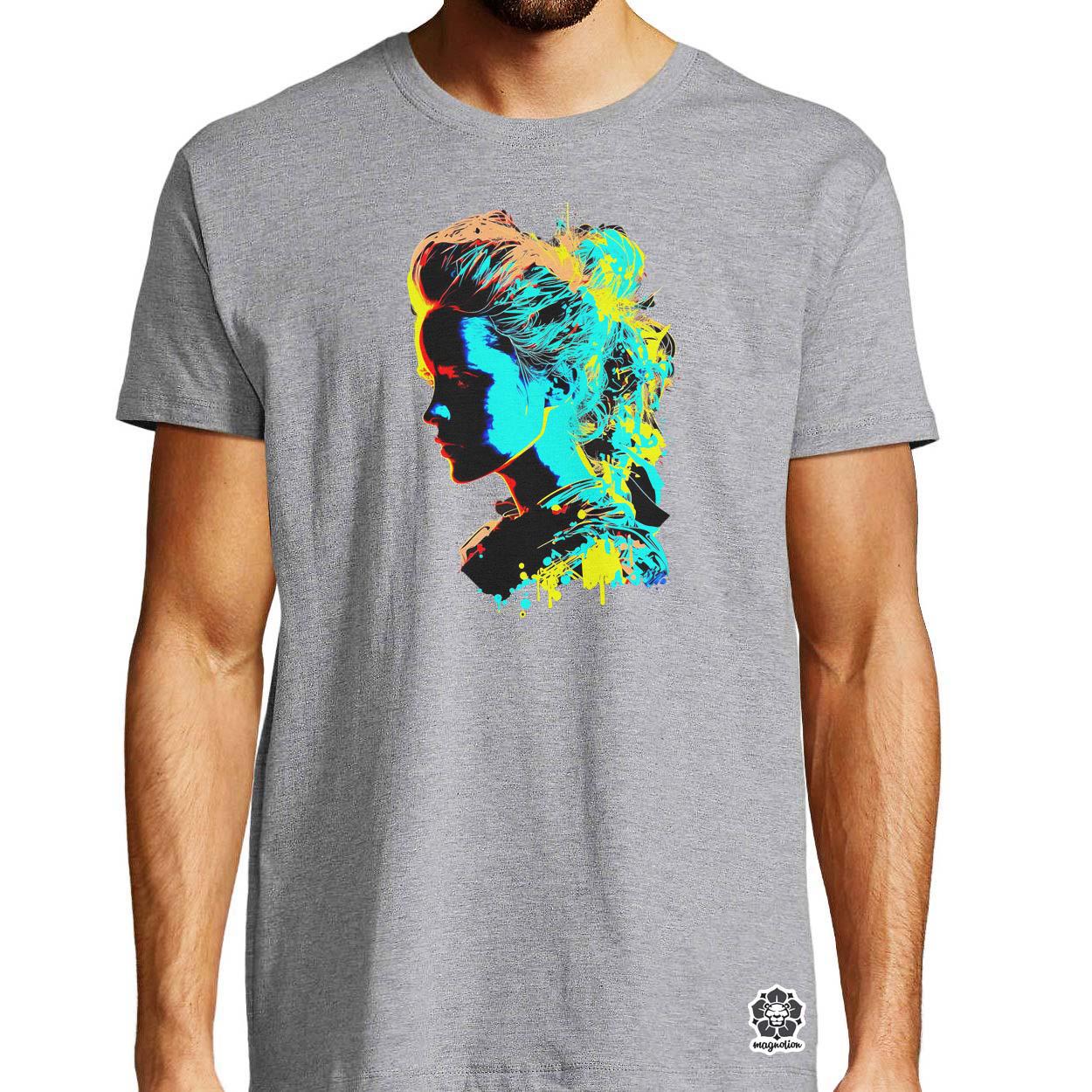 Pop art sziluett v1 egyedi póló 
