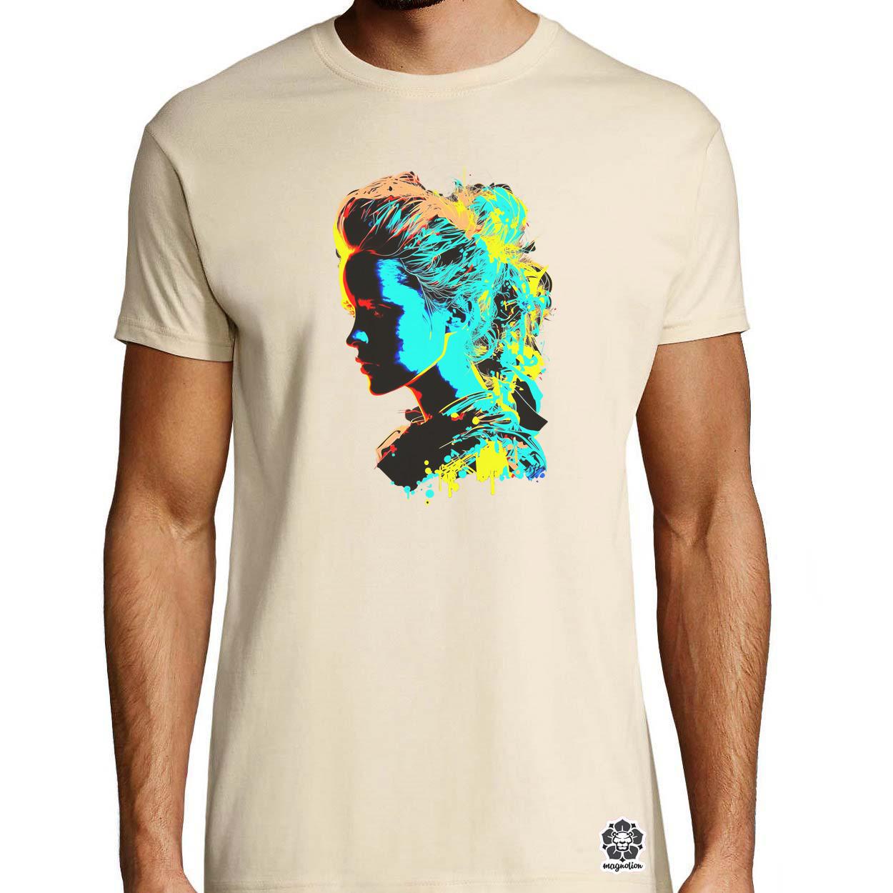 Pop art sziluett v1 egyedi póló 
