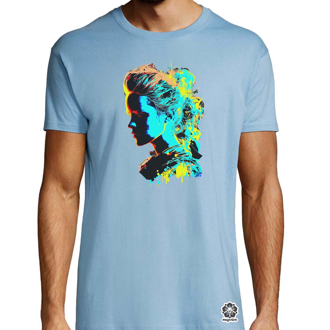 Pop art sziluett v1 egyedi póló 