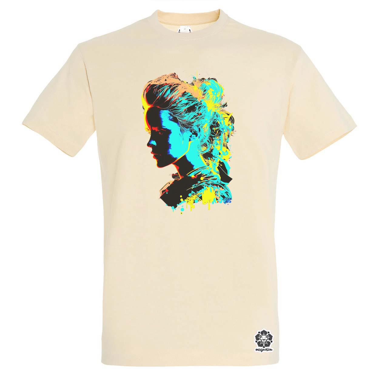 Pop art sziluett v1 egyedi póló 