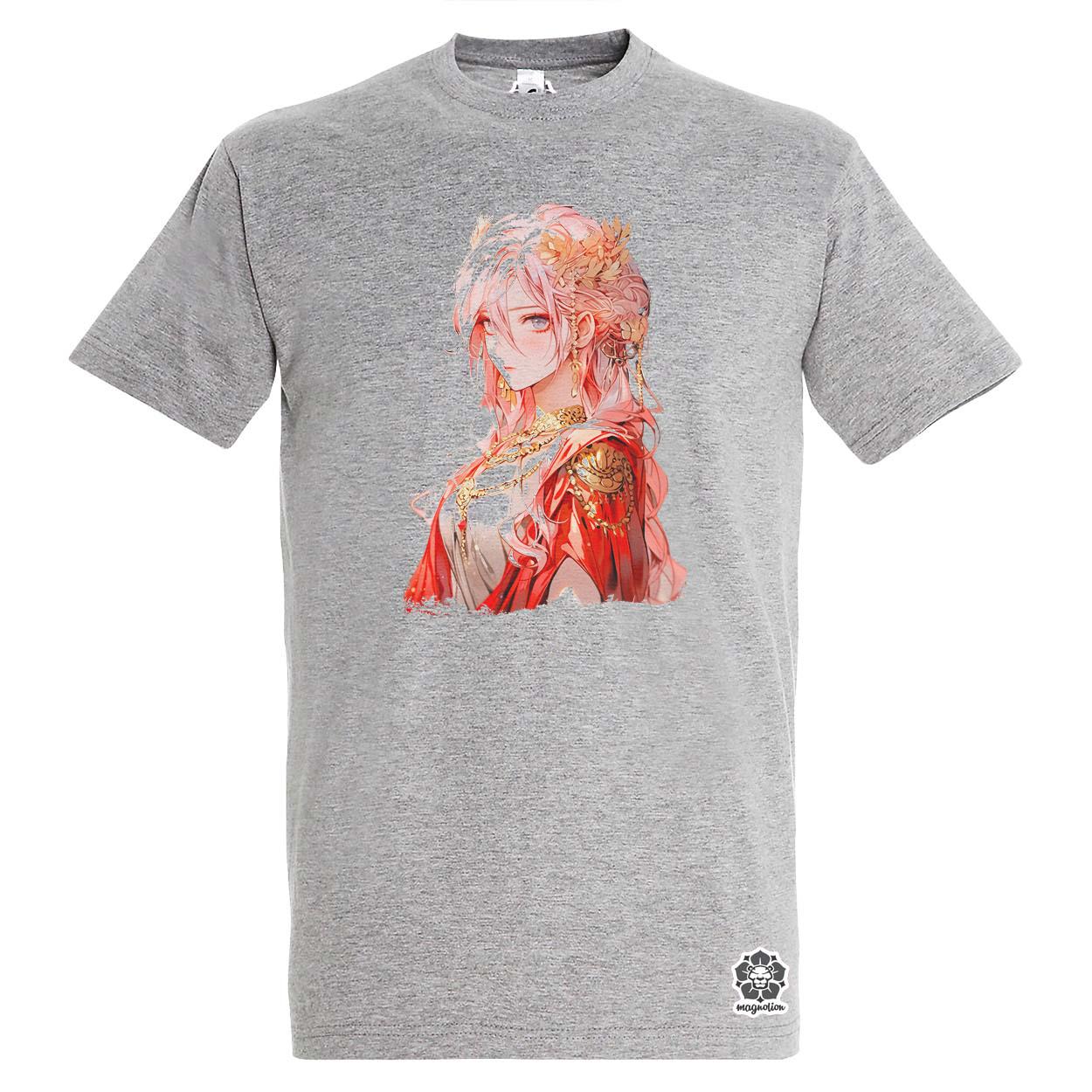 Rózsaszín anime lány v1 egyedi póló 