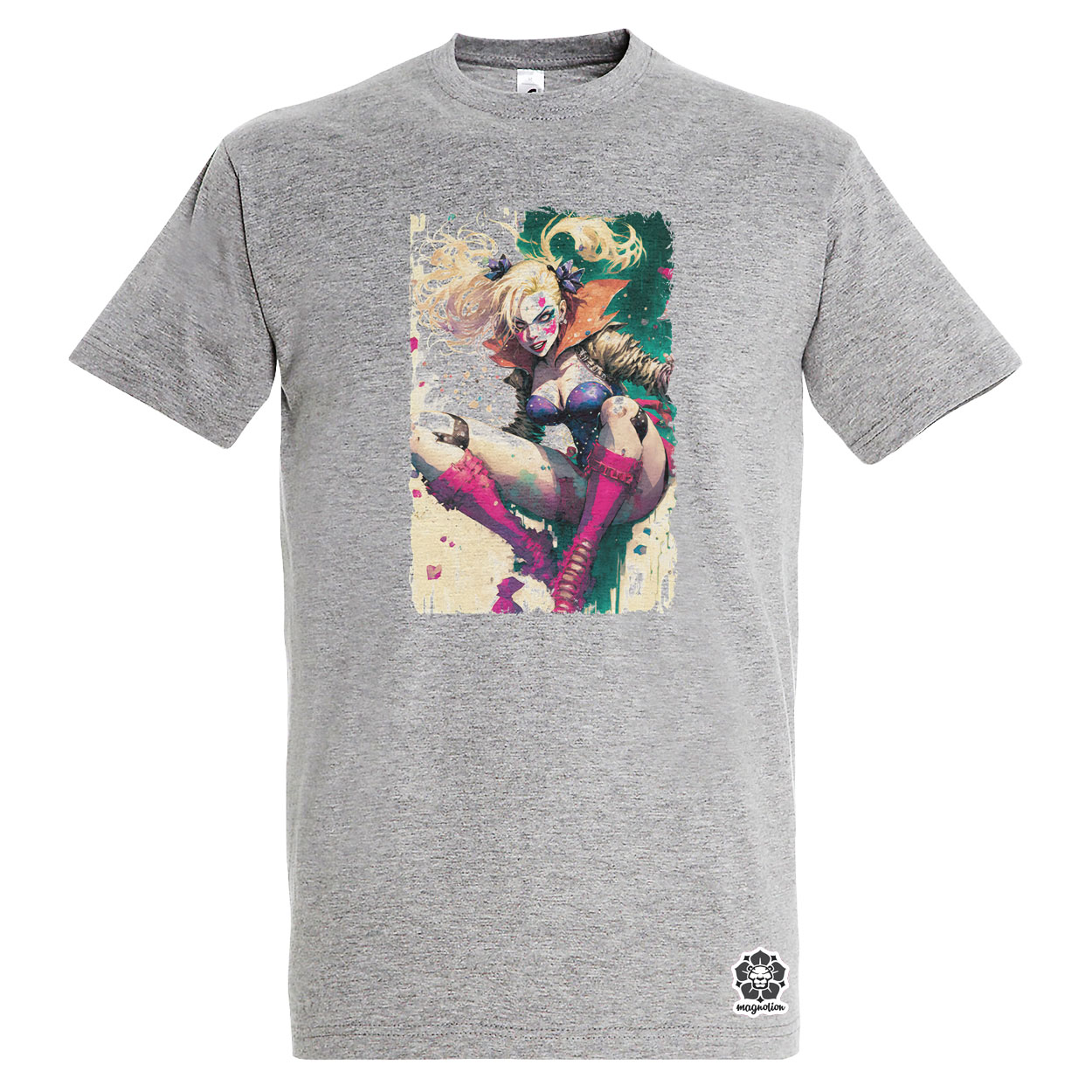 Harley Quinn ugrik digitális művészet egyedi póló 