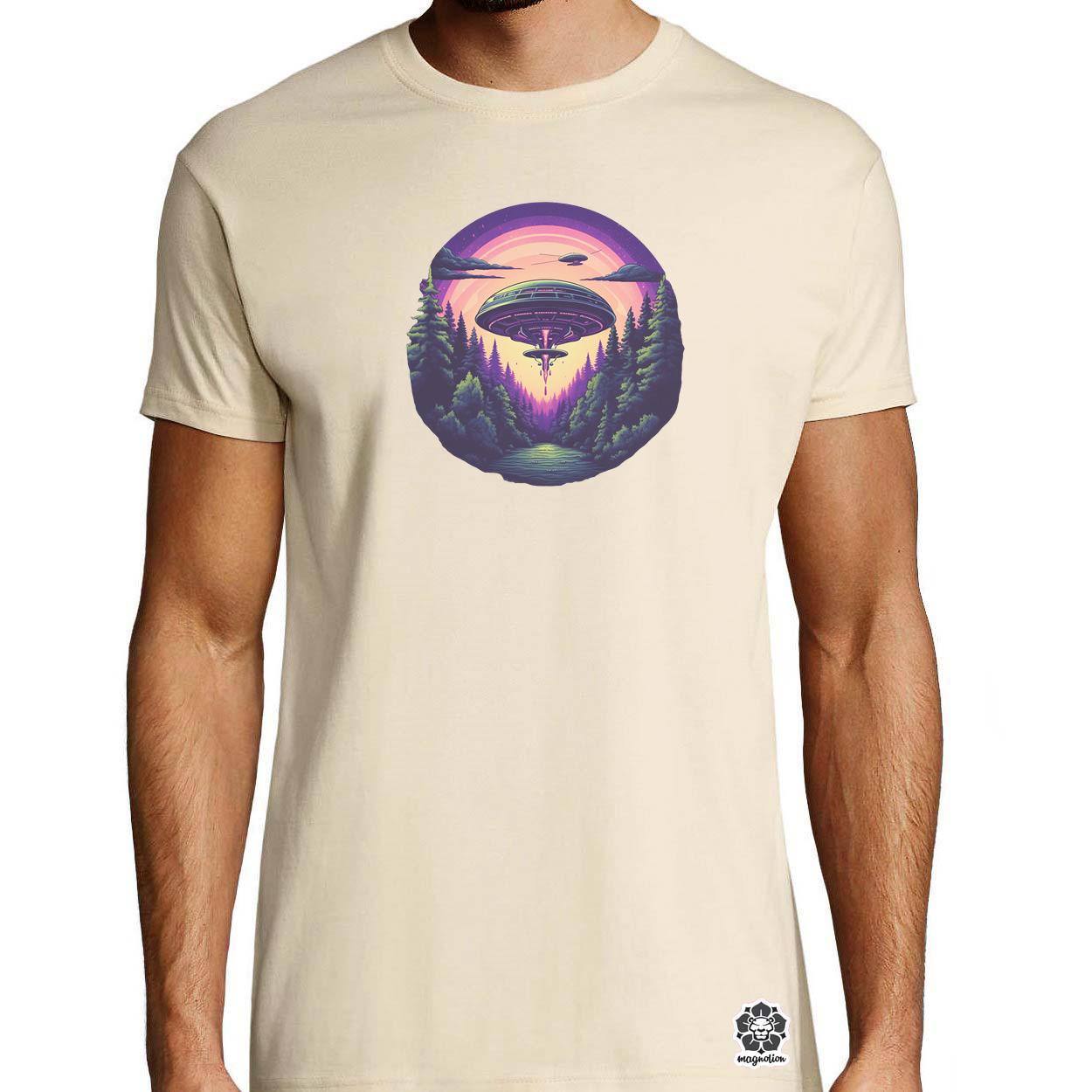Vintage UFO v3 egyedi póló 