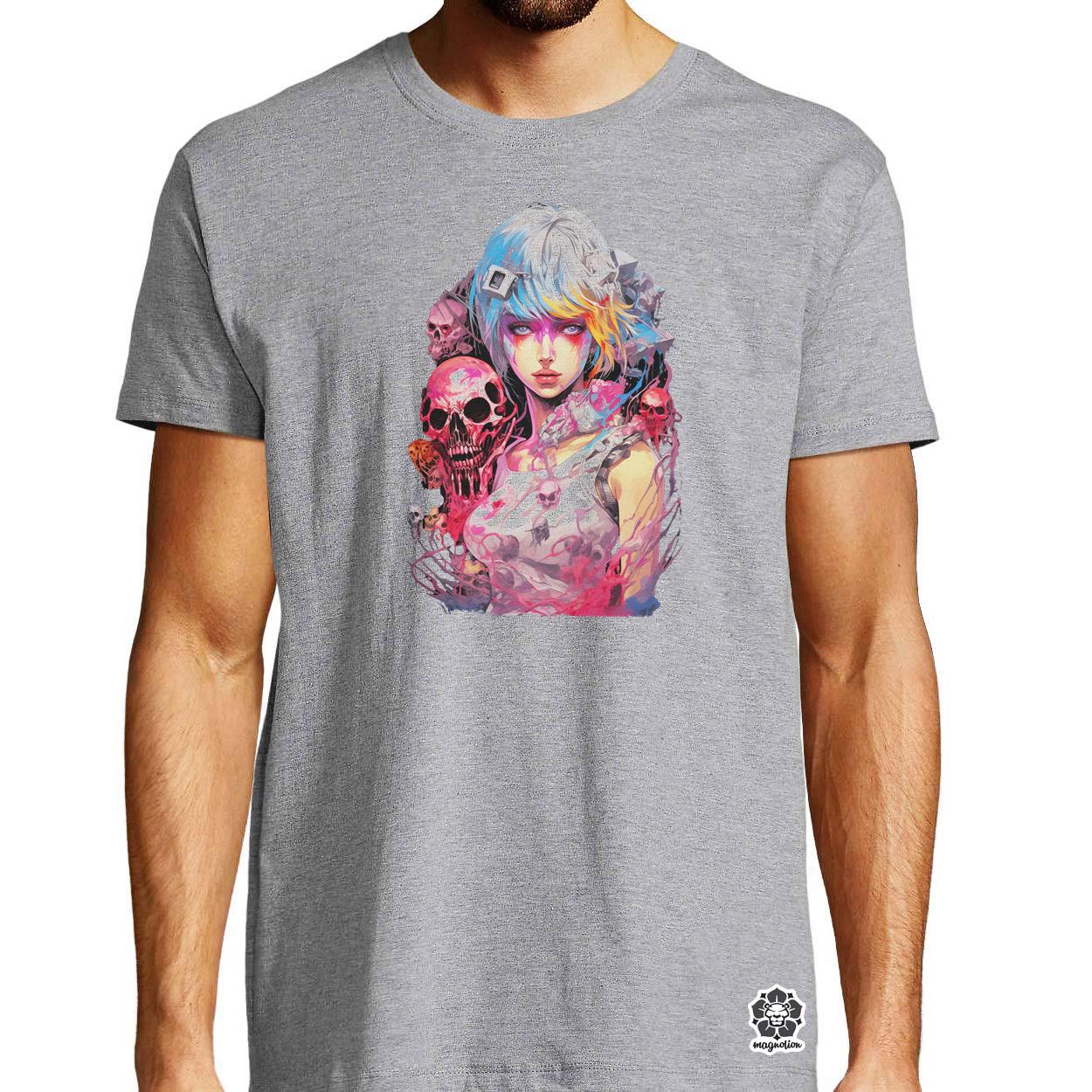 Anime cyberpunk fantázia v12 egyedi póló 