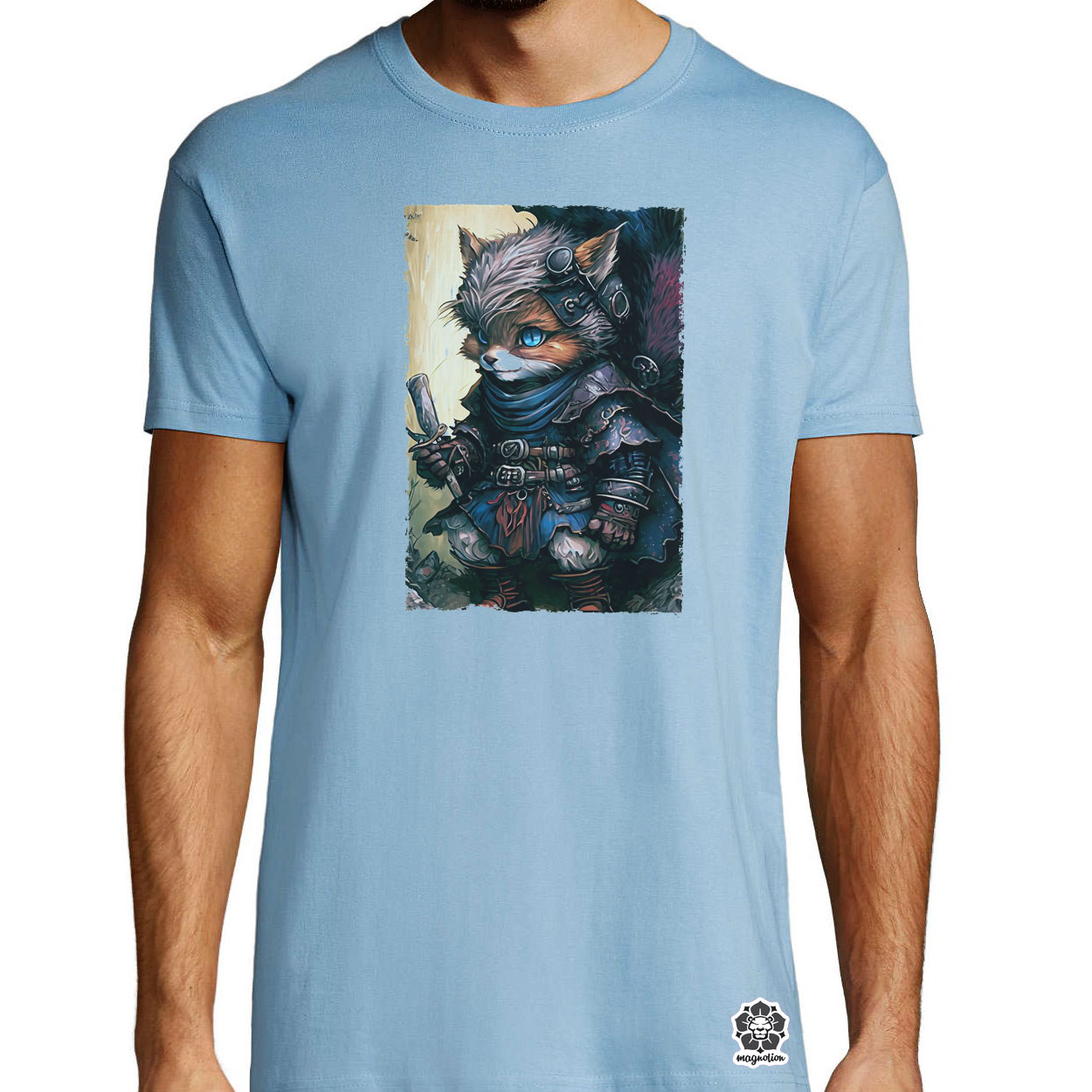 Mesevilág gyerek és cica avatar v1 egyedi póló 