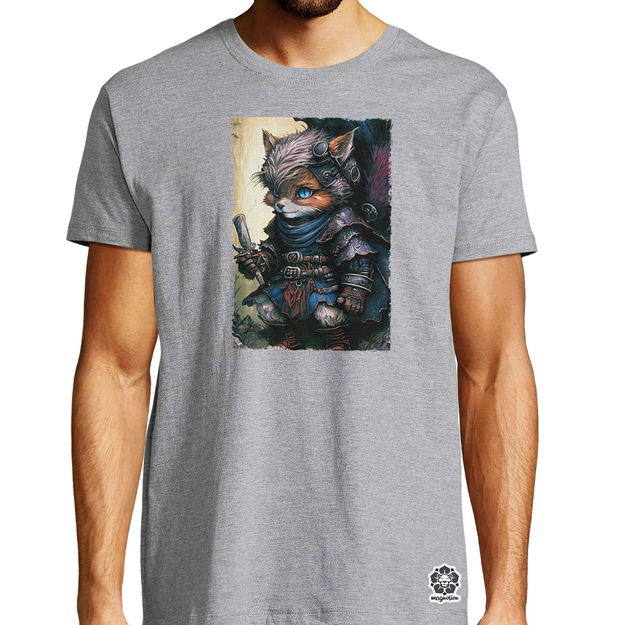 Mesevilág gyerek és cica avatar v1 egyedi póló 