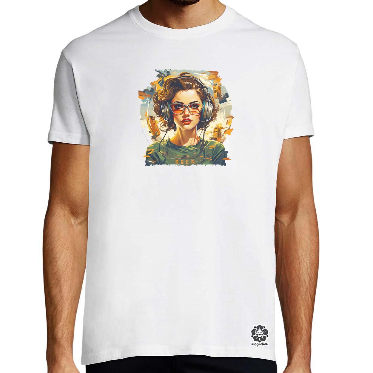 Geek v2 egyedi póló 