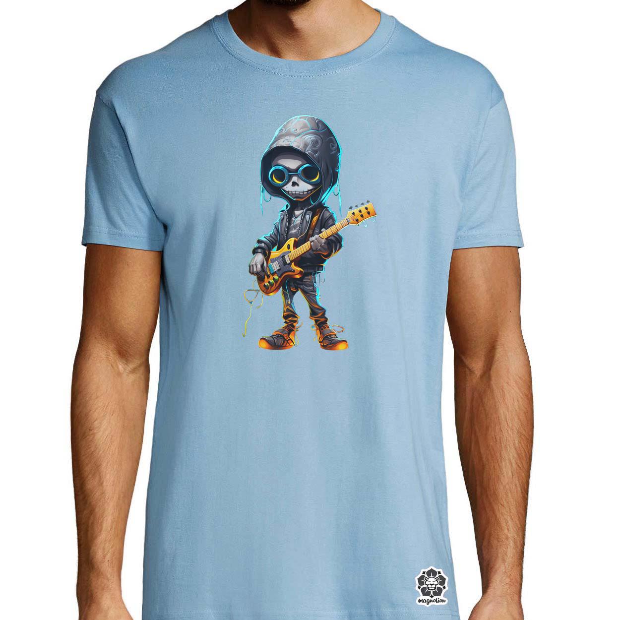 Gitáros srác v1 egyedi póló 