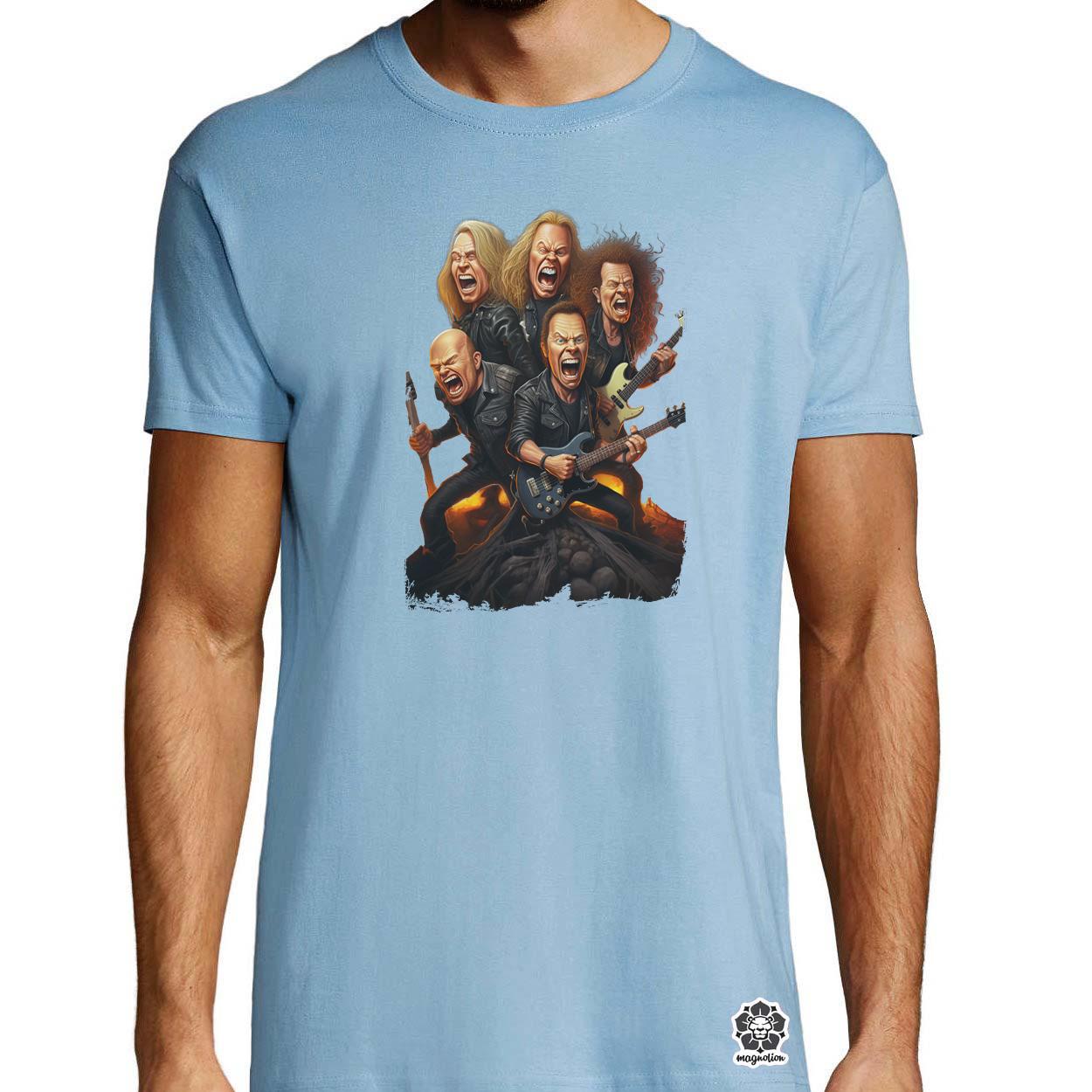 Metallica karikatúra v1 egyedi póló 