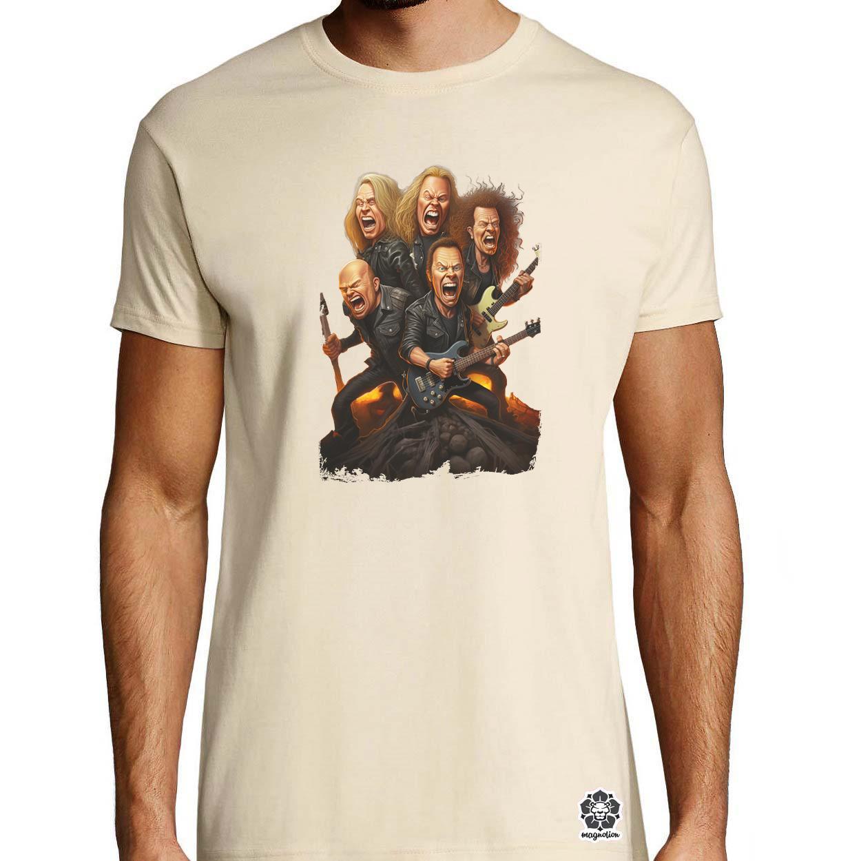 Metallica karikatúra v1 egyedi póló 