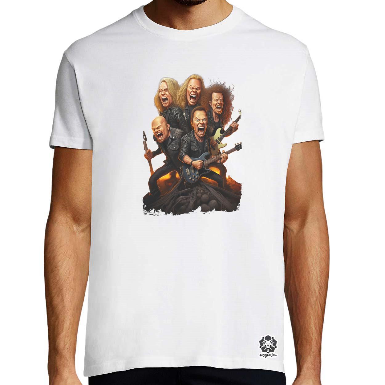 Metallica karikatúra v1 egyedi póló 