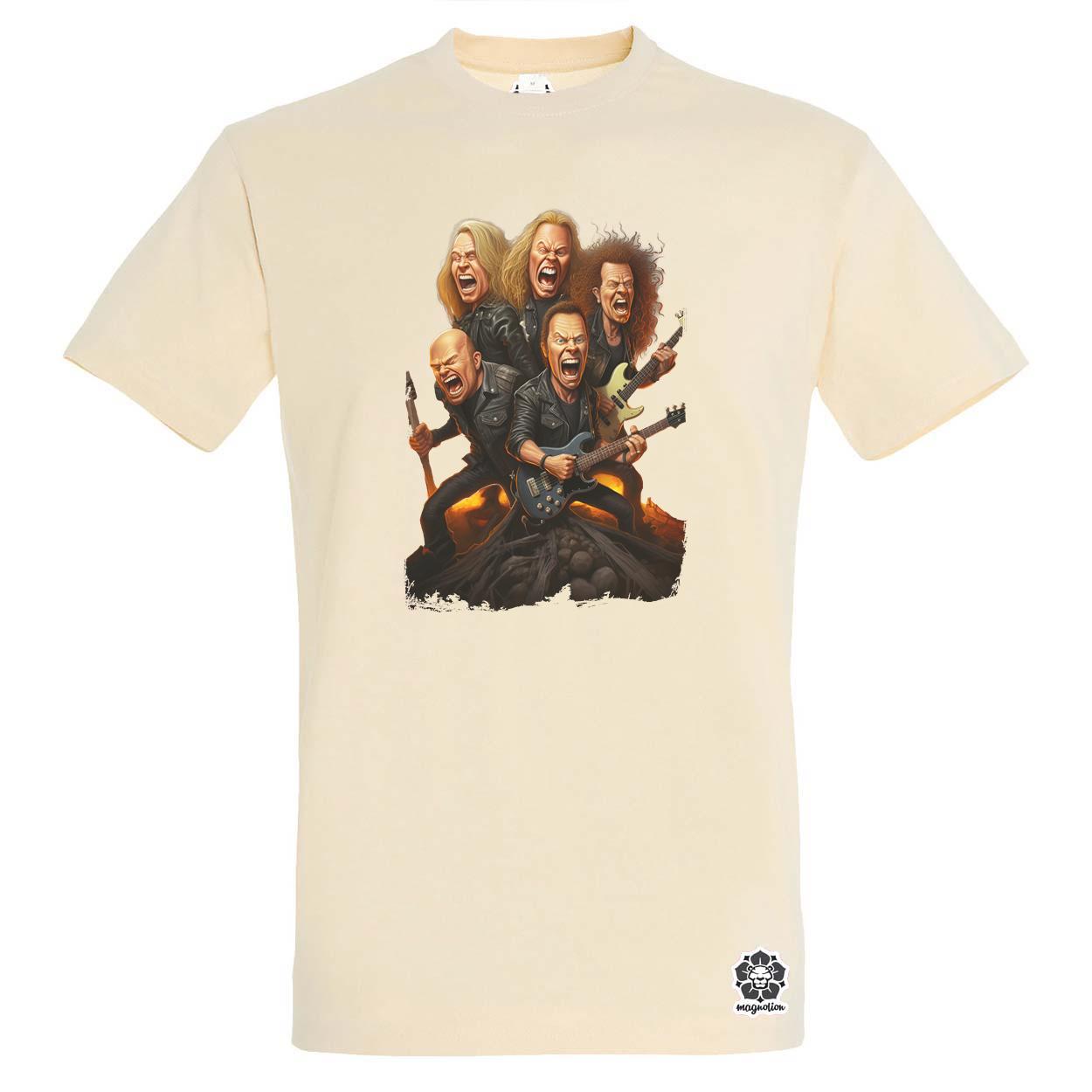 Metallica karikatúra v1 egyedi póló 