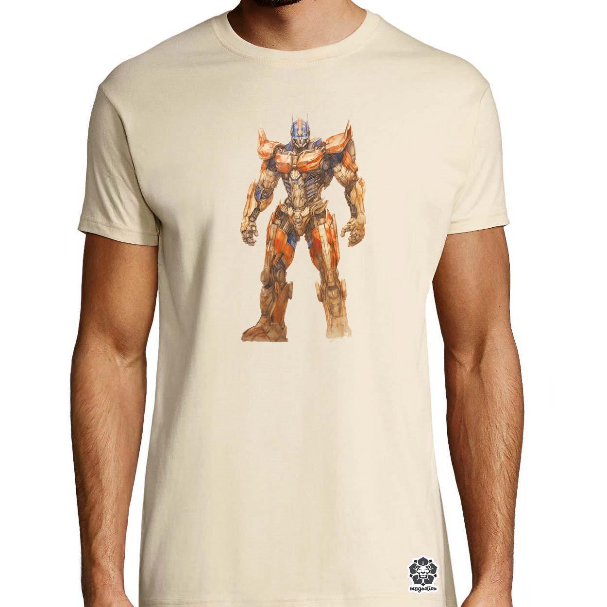 Optimus fanart v1 egyedi póló 