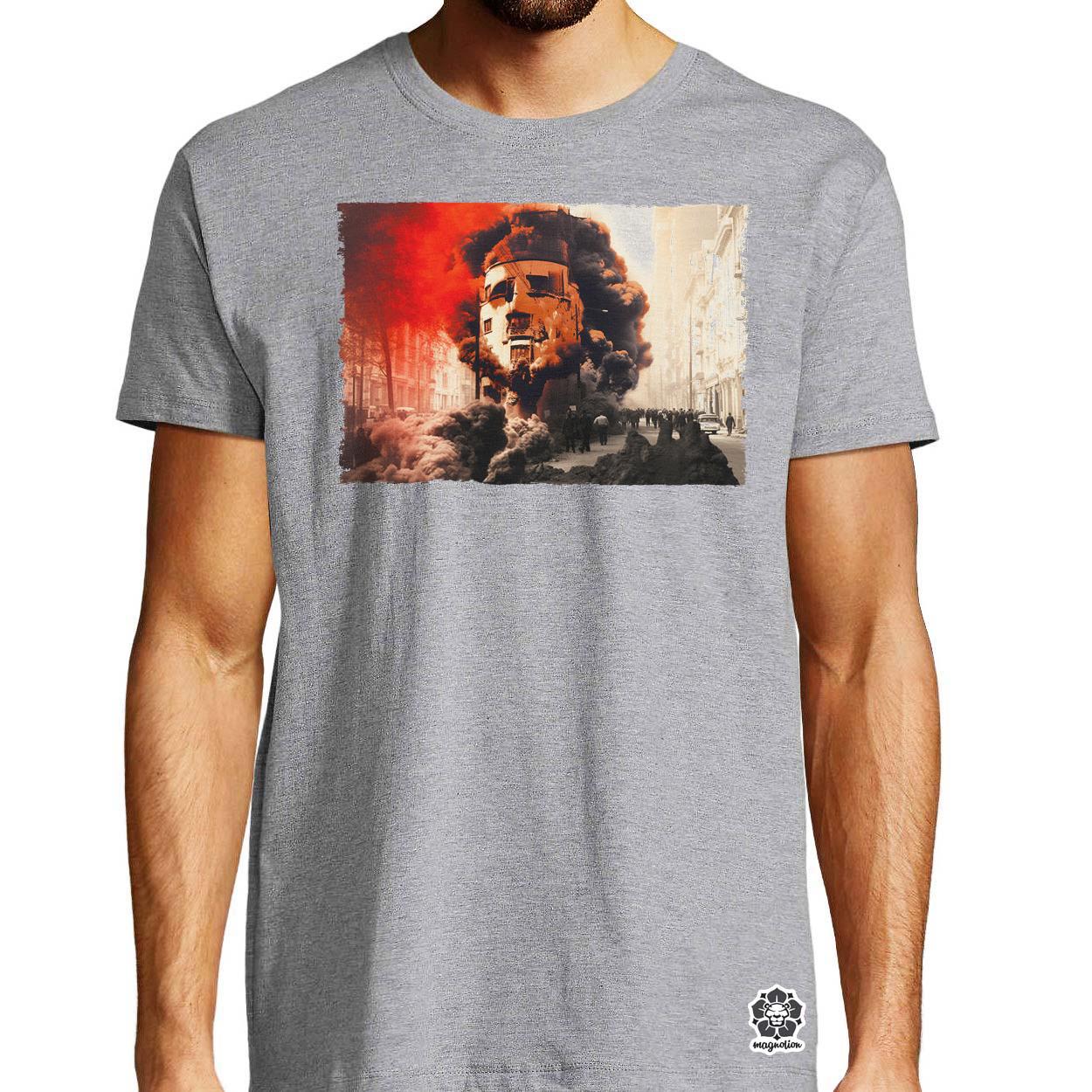 Pareidolia Che Guevara város fantázia v2 egyedi póló 