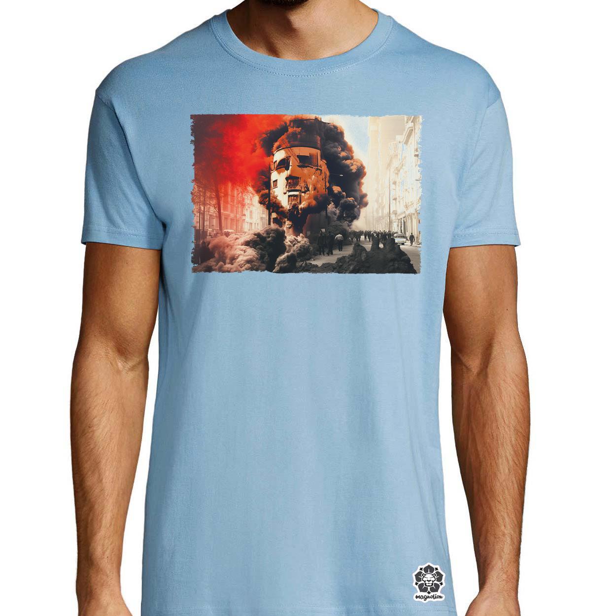 Pareidolia Che Guevara város fantázia v2 egyedi póló 