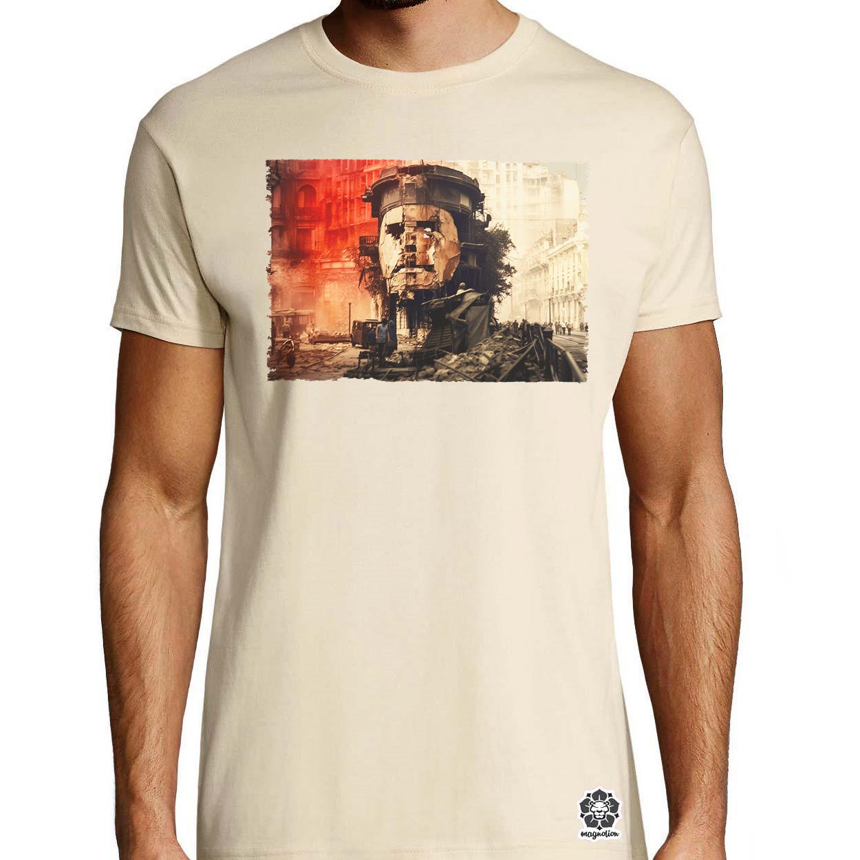 Pareidolia Che Guevara város fantázia v4 egyedi póló 