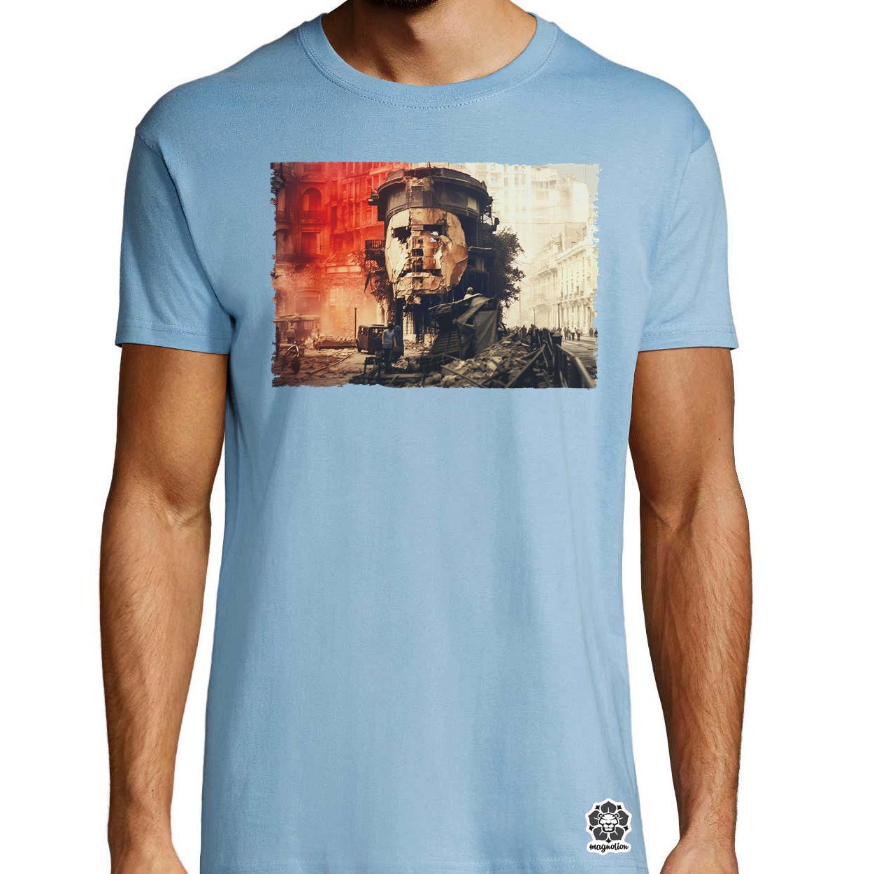 Pareidolia Che Guevara város fantázia v4 egyedi póló 
