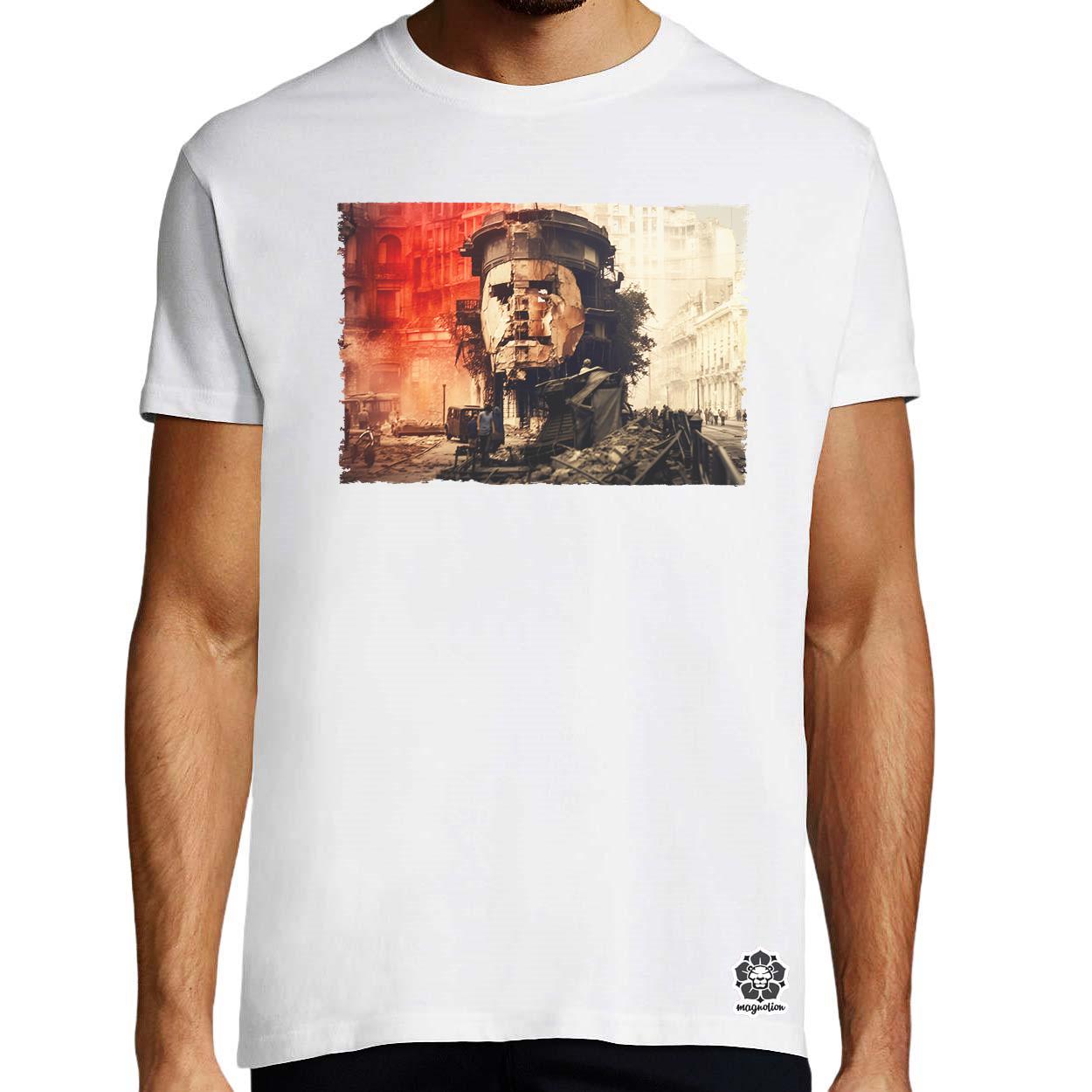 Pareidolia Che Guevara város fantázia v4 egyedi póló 