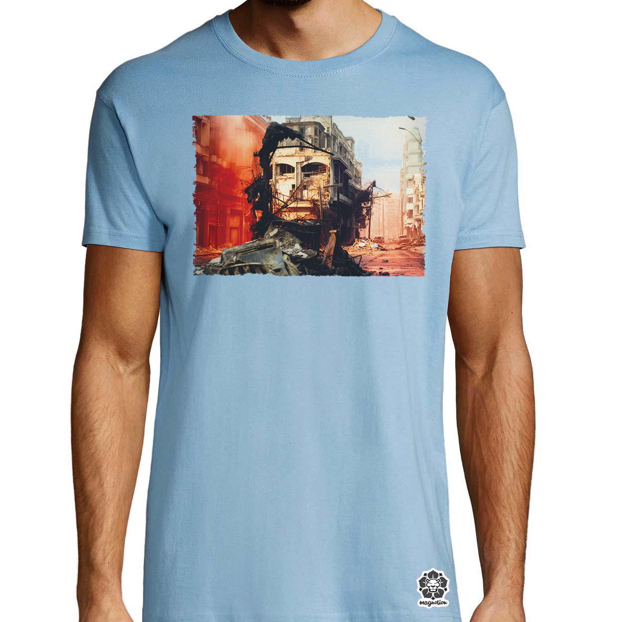 Pareidolia Che Guevara város fantázia v5 egyedi póló 