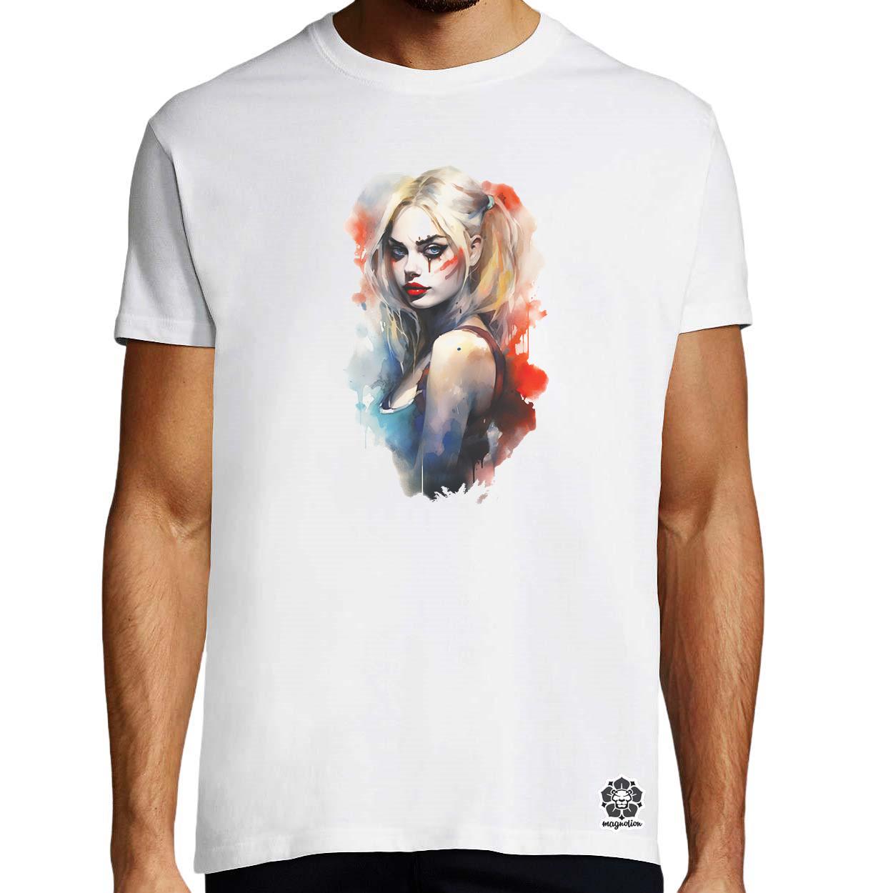 Pinup Harley Quinn v2 egyedi póló 