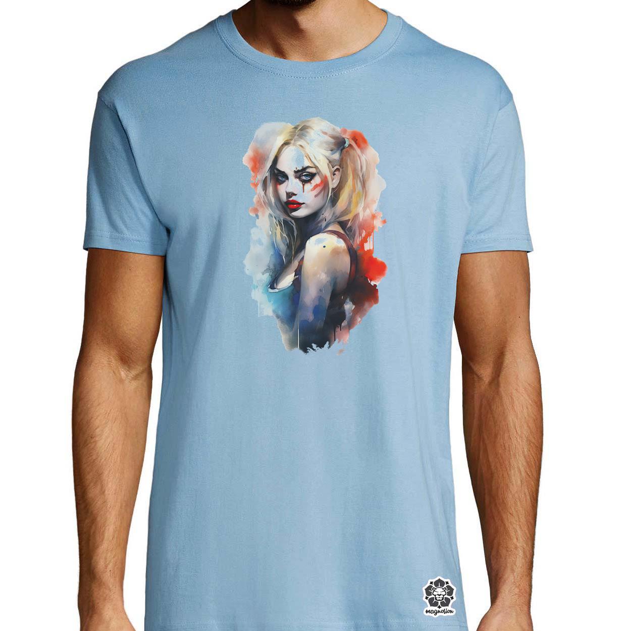 Pinup Harley Quinn v2 egyedi póló 
