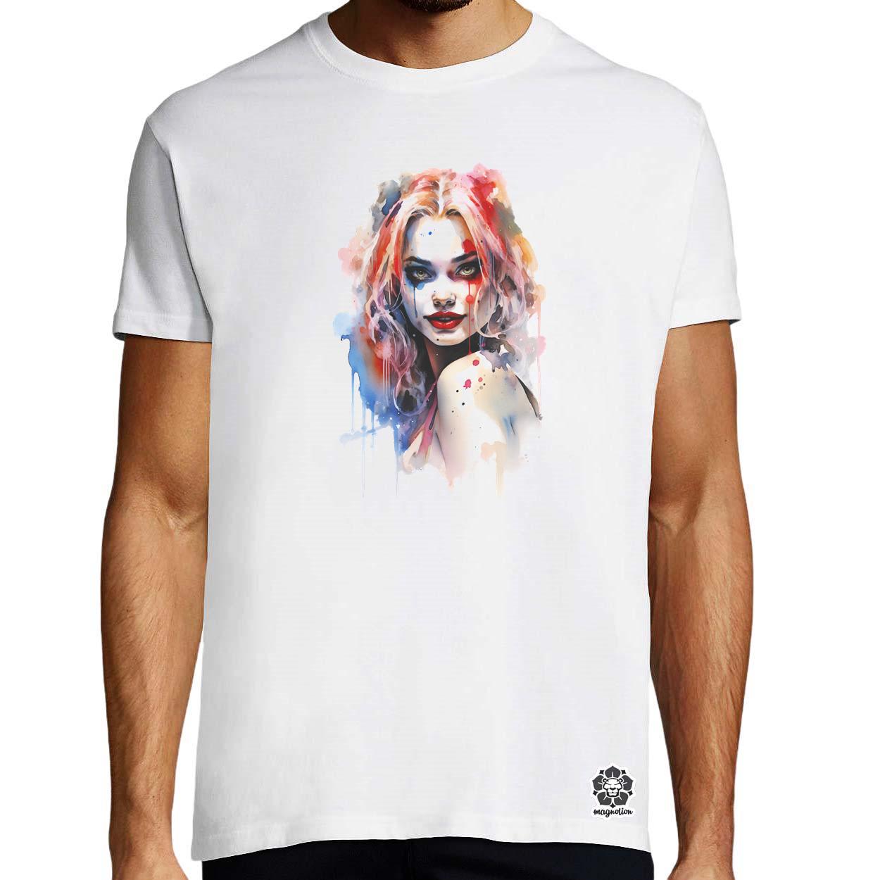 Pinup Harley Quinn v5 egyedi póló 