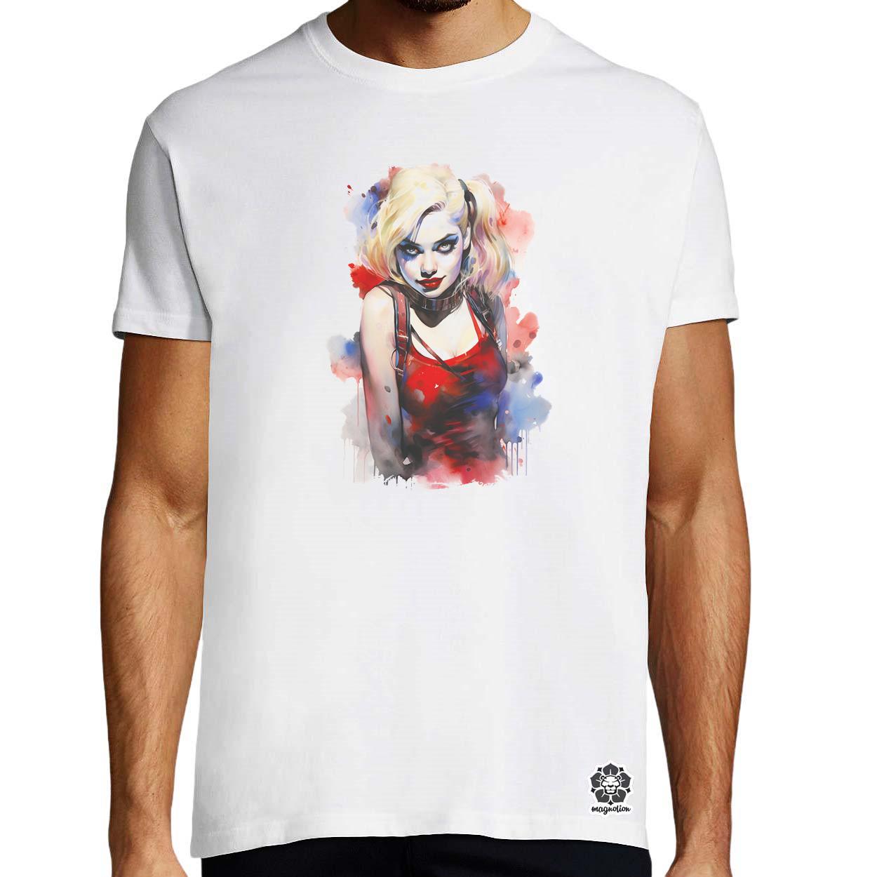 Pinup Harley Quinn v6 egyedi póló 