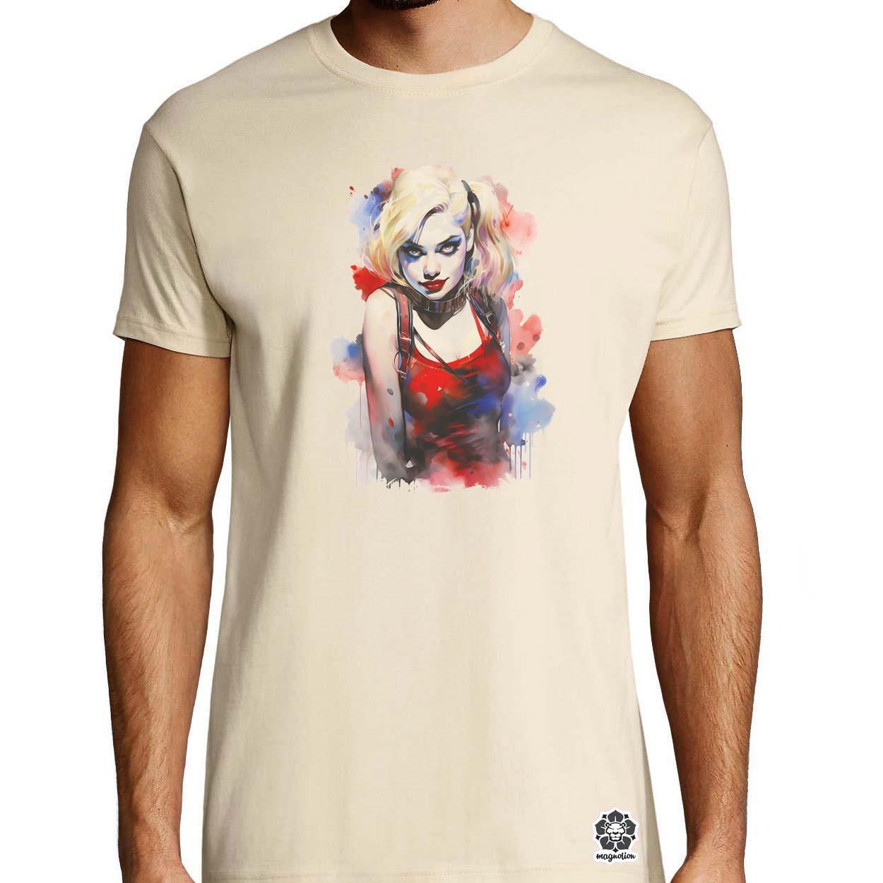 Pinup Harley Quinn v6 egyedi póló 