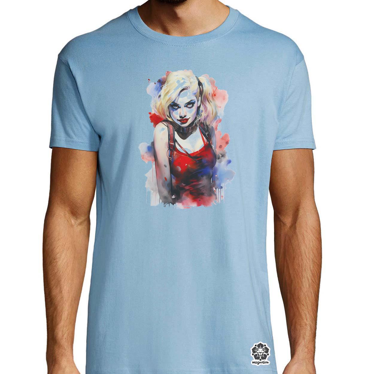 Pinup Harley Quinn v6 egyedi póló 