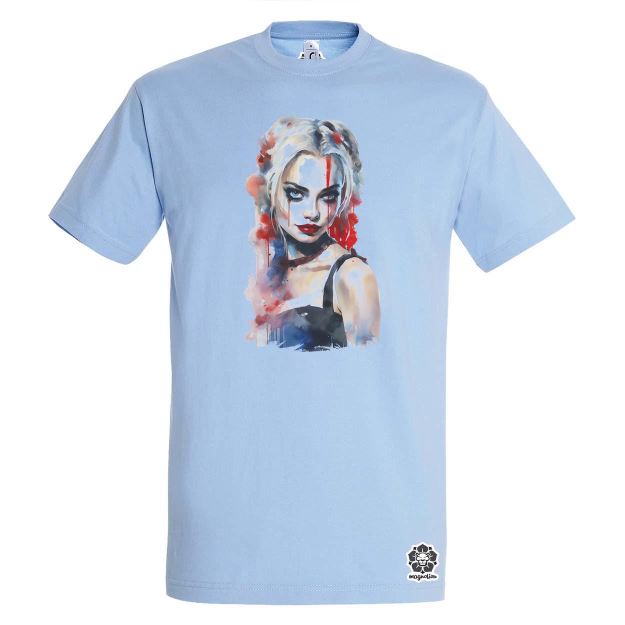 Pinup Harley Quinn v8 egyedi póló 