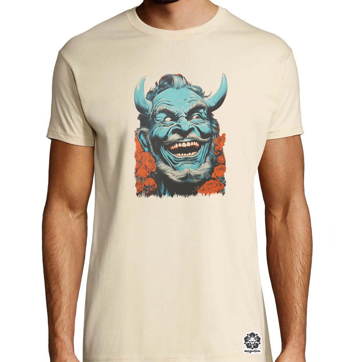 Pop art Hannya maszk v3 egyedi póló 