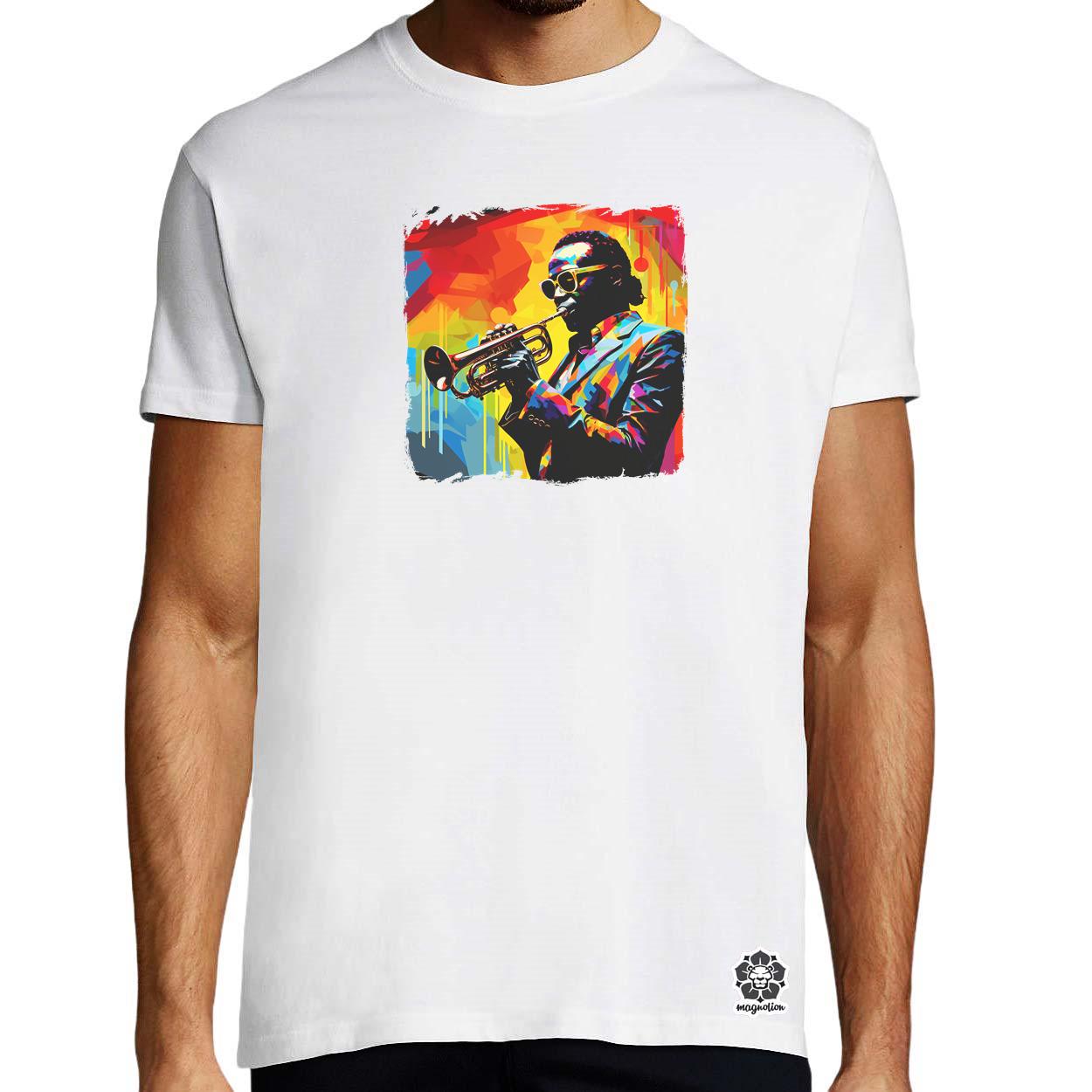 Pop art Miles Davis v1 egyedi póló 