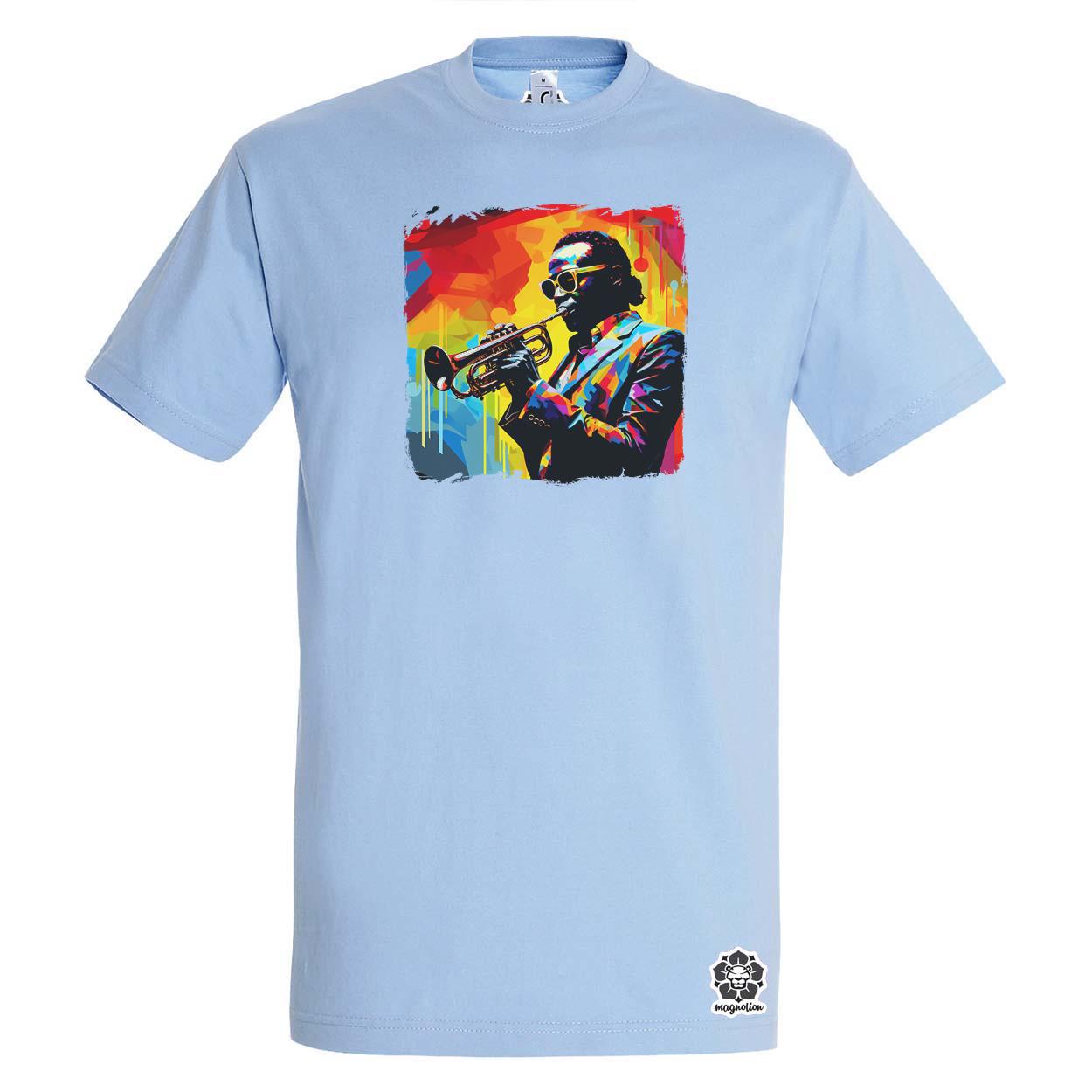 Pop art Miles Davis v1 egyedi póló 