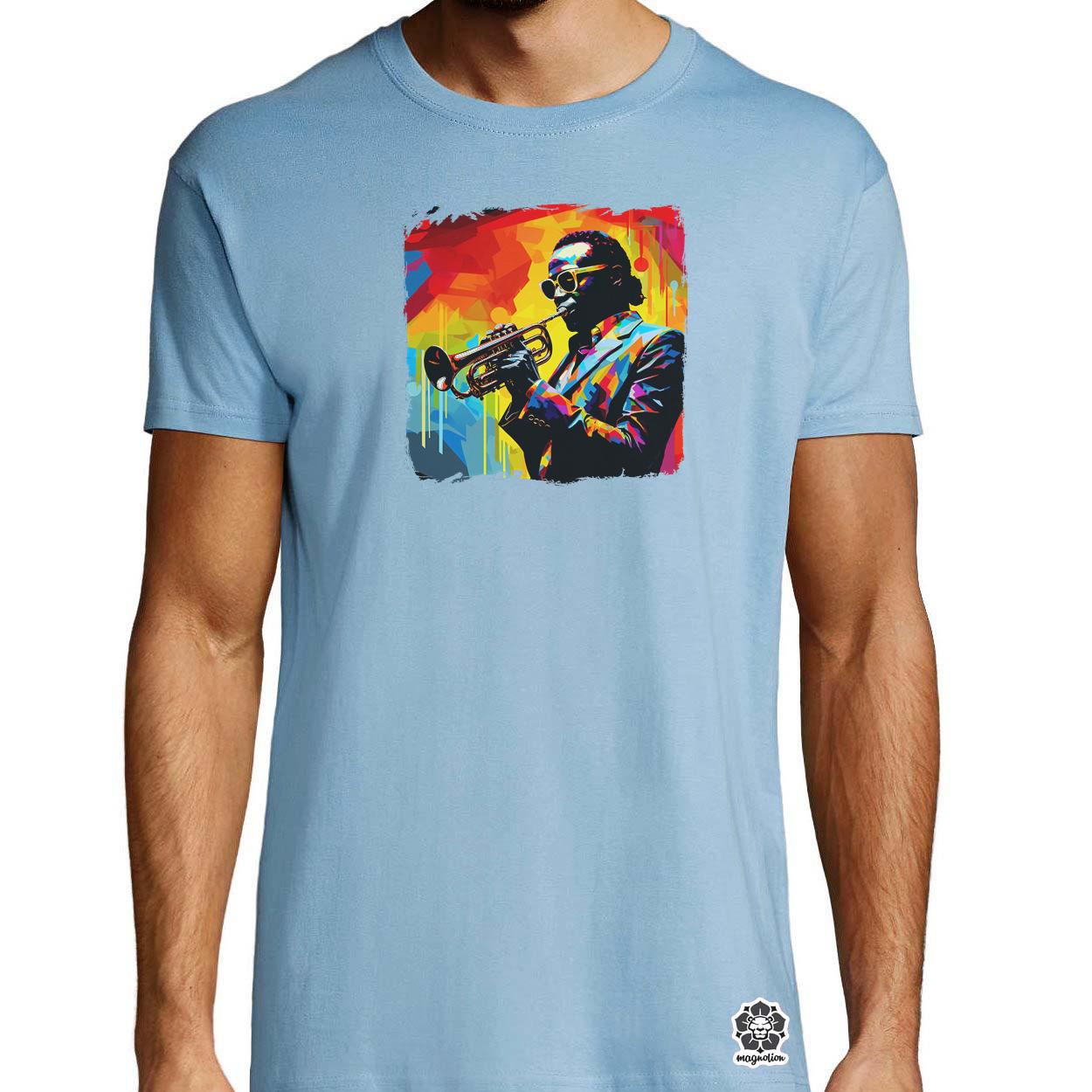 Pop art Miles Davis v1 egyedi póló 