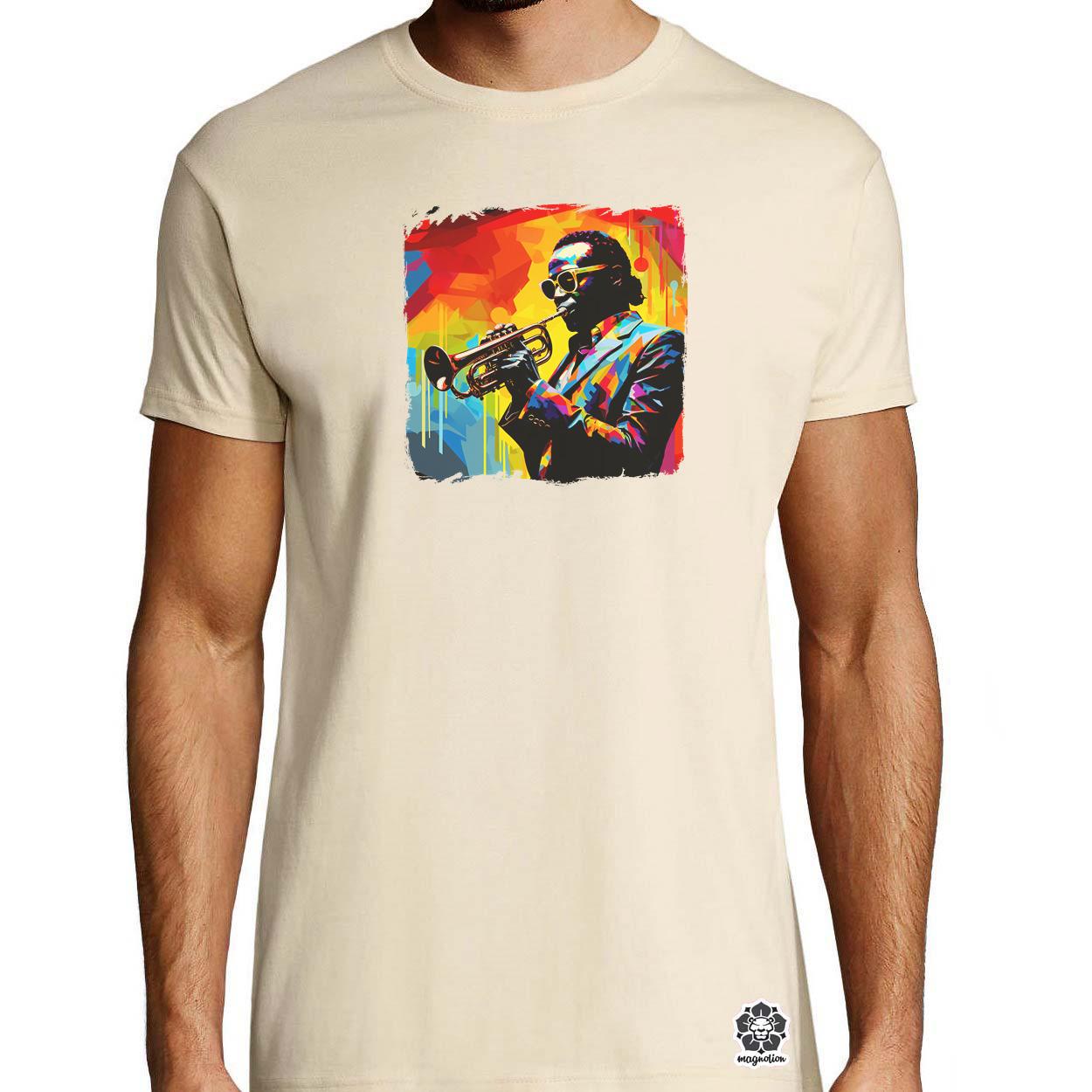 Pop art Miles Davis v1 egyedi póló 