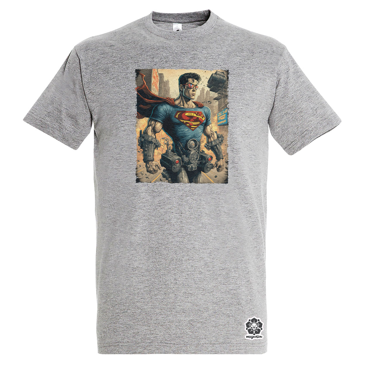 Superman fiatalon retropunk fanart v1 egyedi póló 