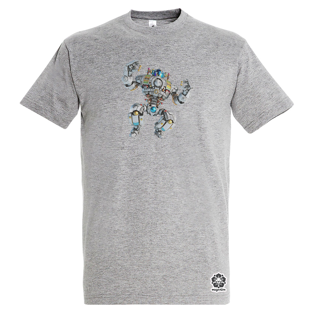 Táncoló boldog robot v3 egyedi póló 