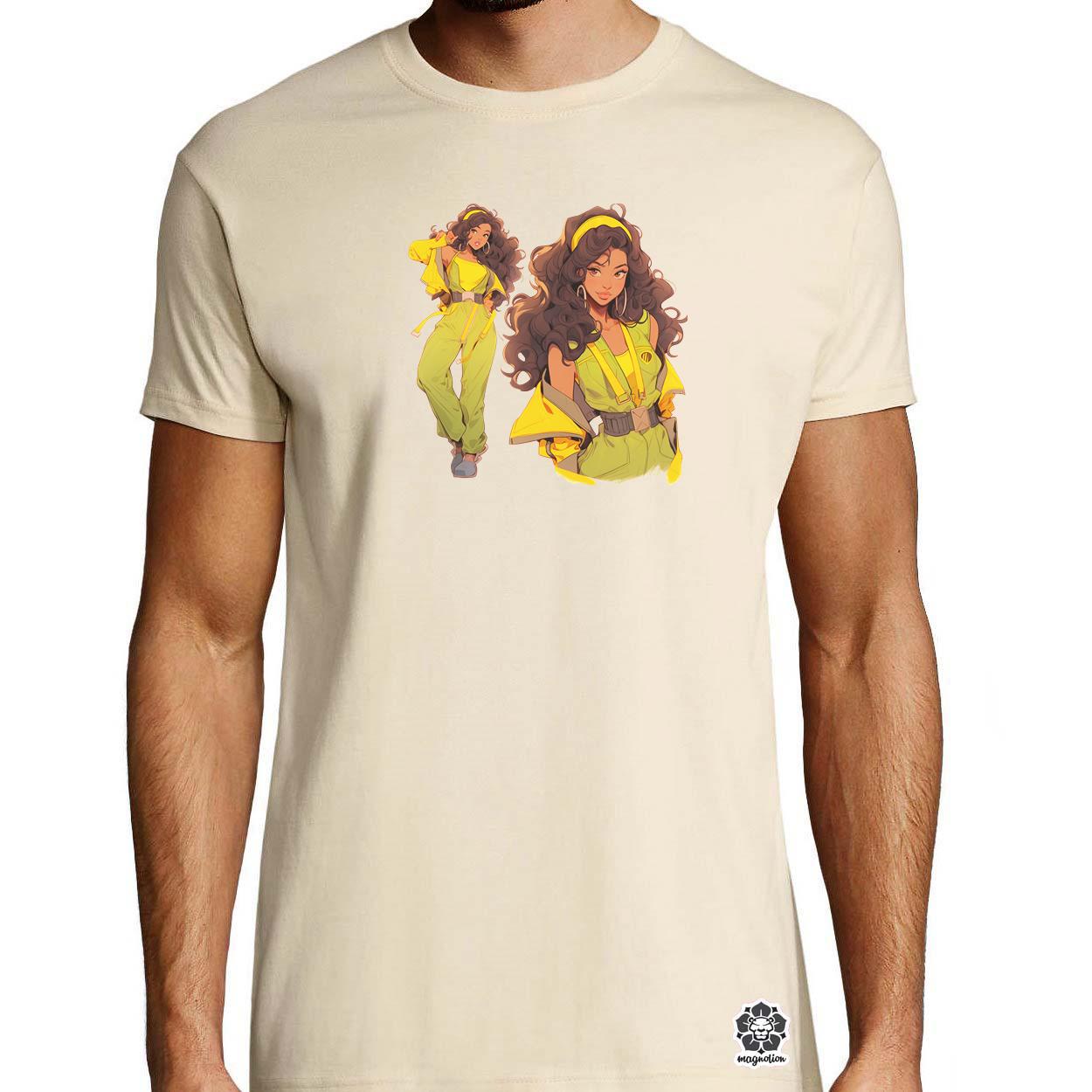 April O'Neil anime fanart v4 egyedi póló 