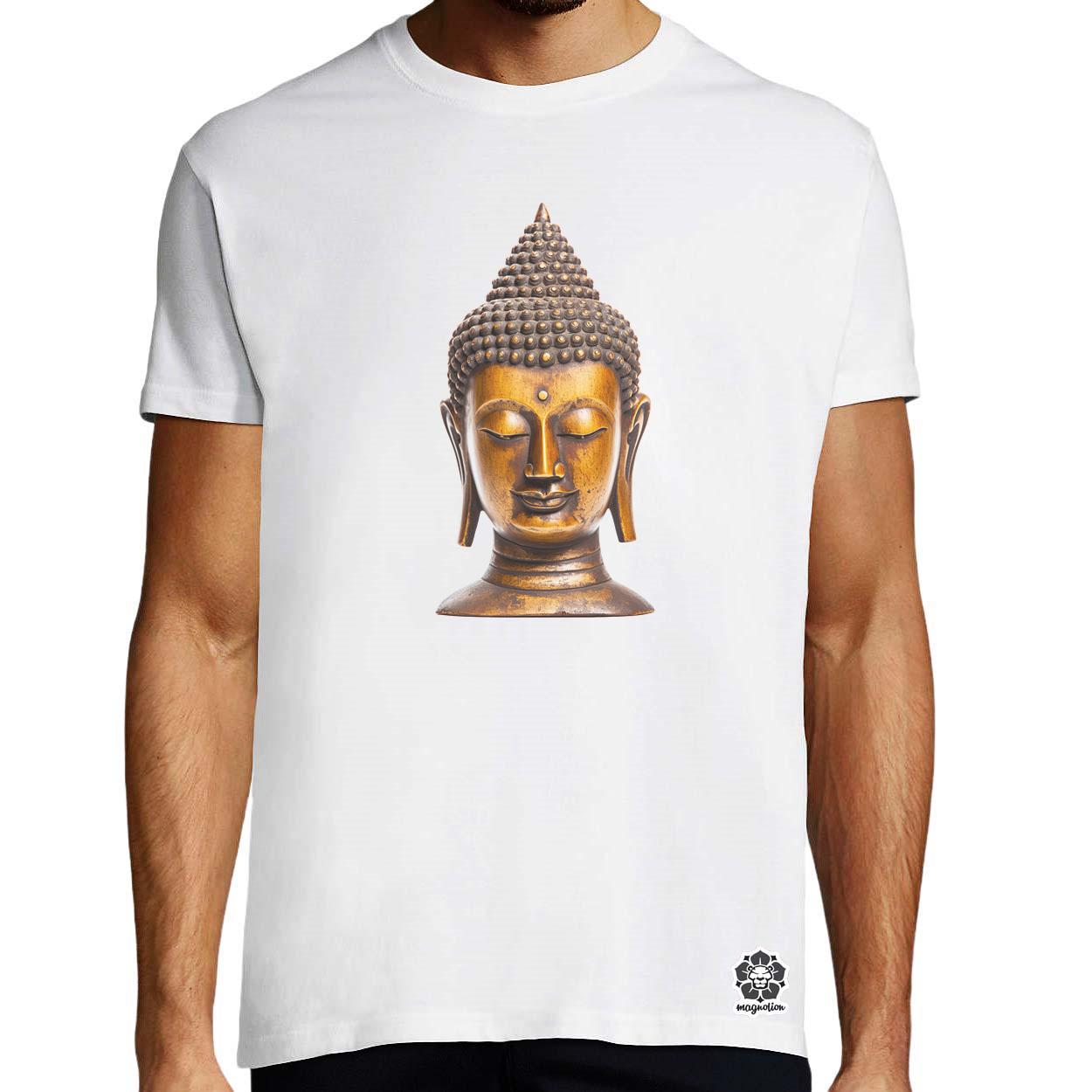 Buddha szobor v3 egyedi póló 