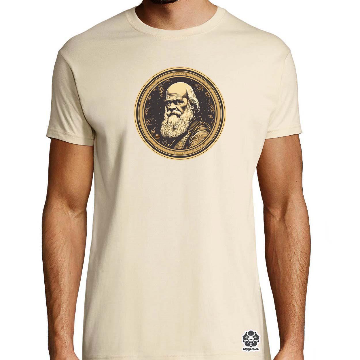 Charles Darwin v3 egyedi póló 