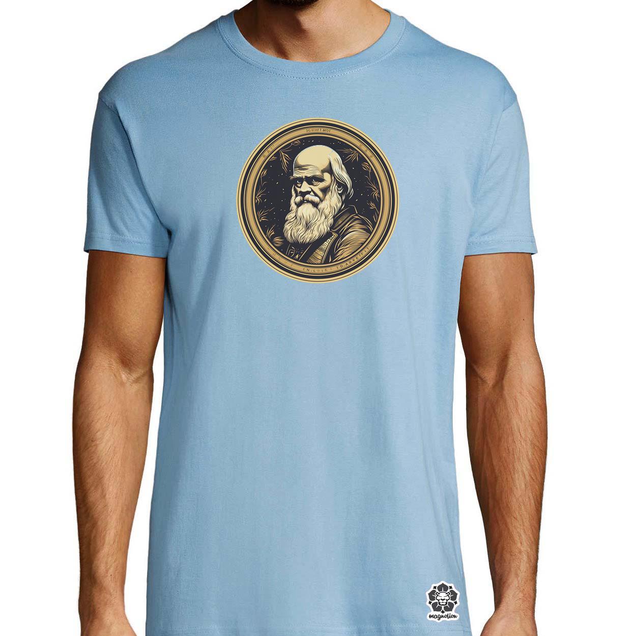 Charles Darwin v3 egyedi póló 