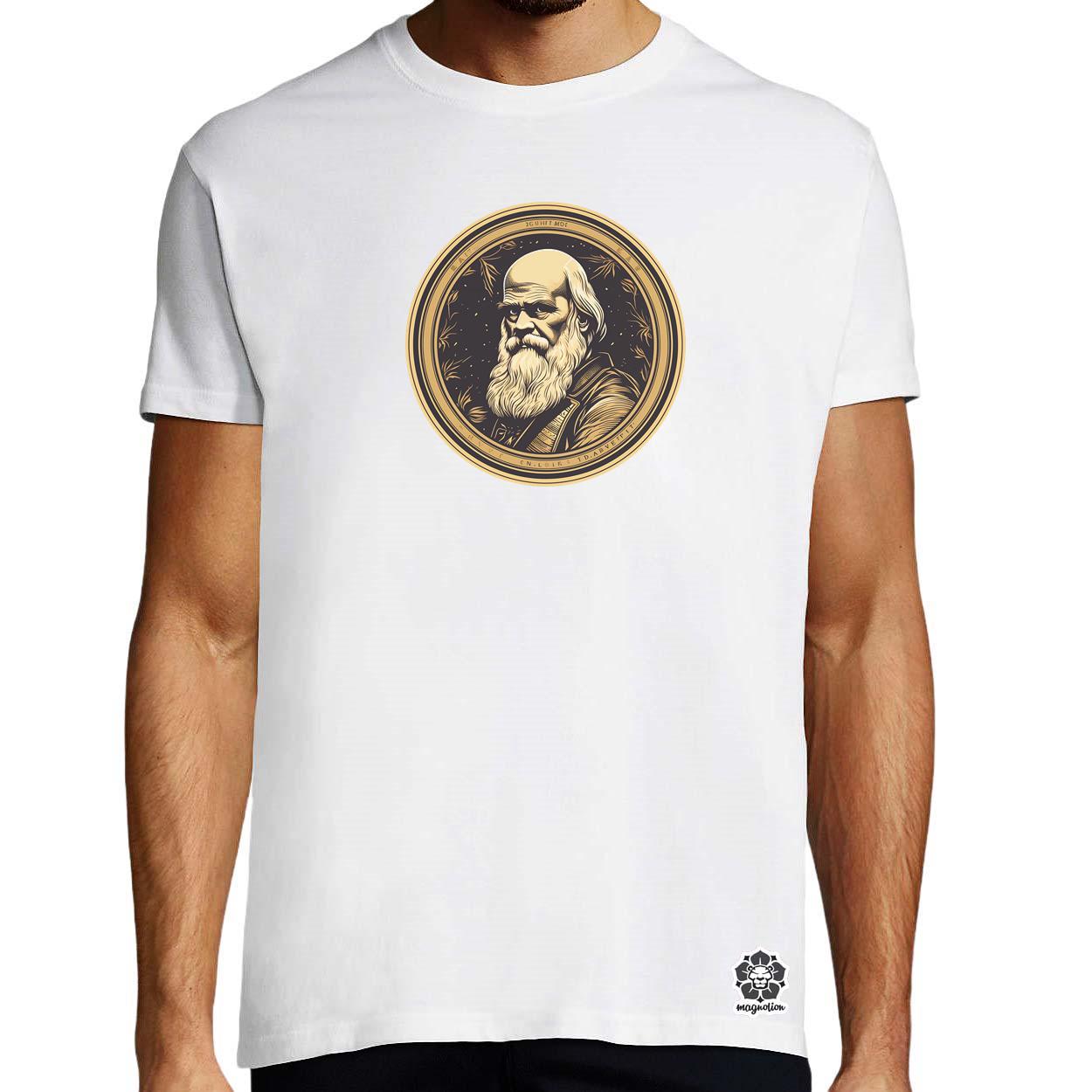 Charles Darwin v3 egyedi póló 