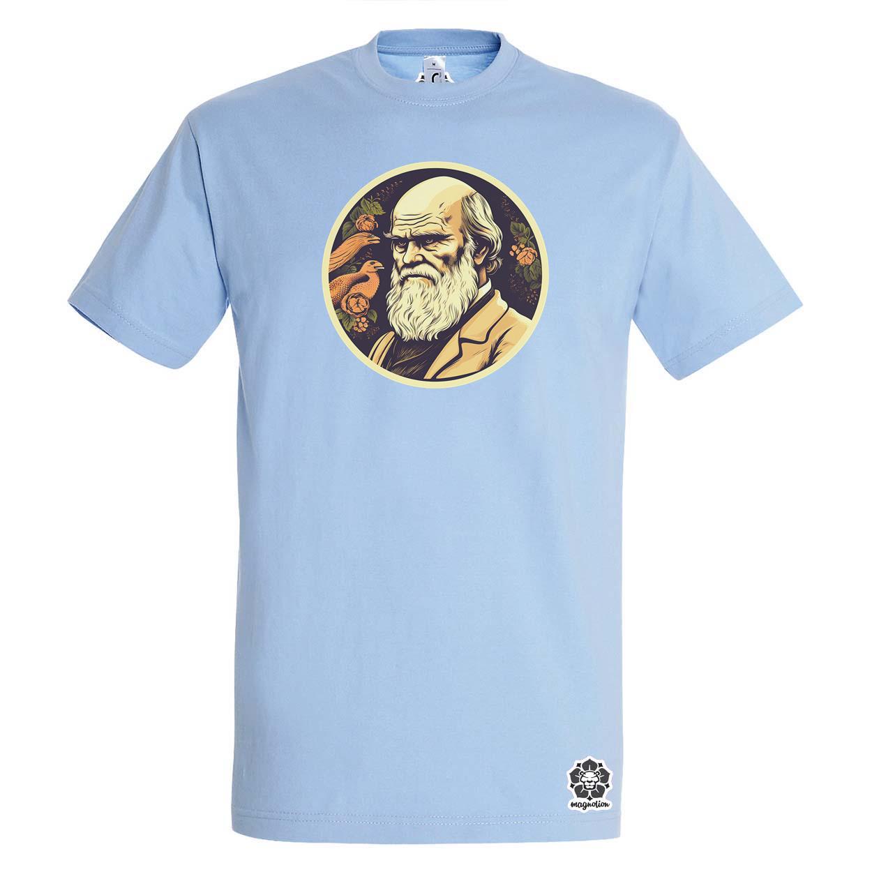 Charles Darwin v4 egyedi póló 