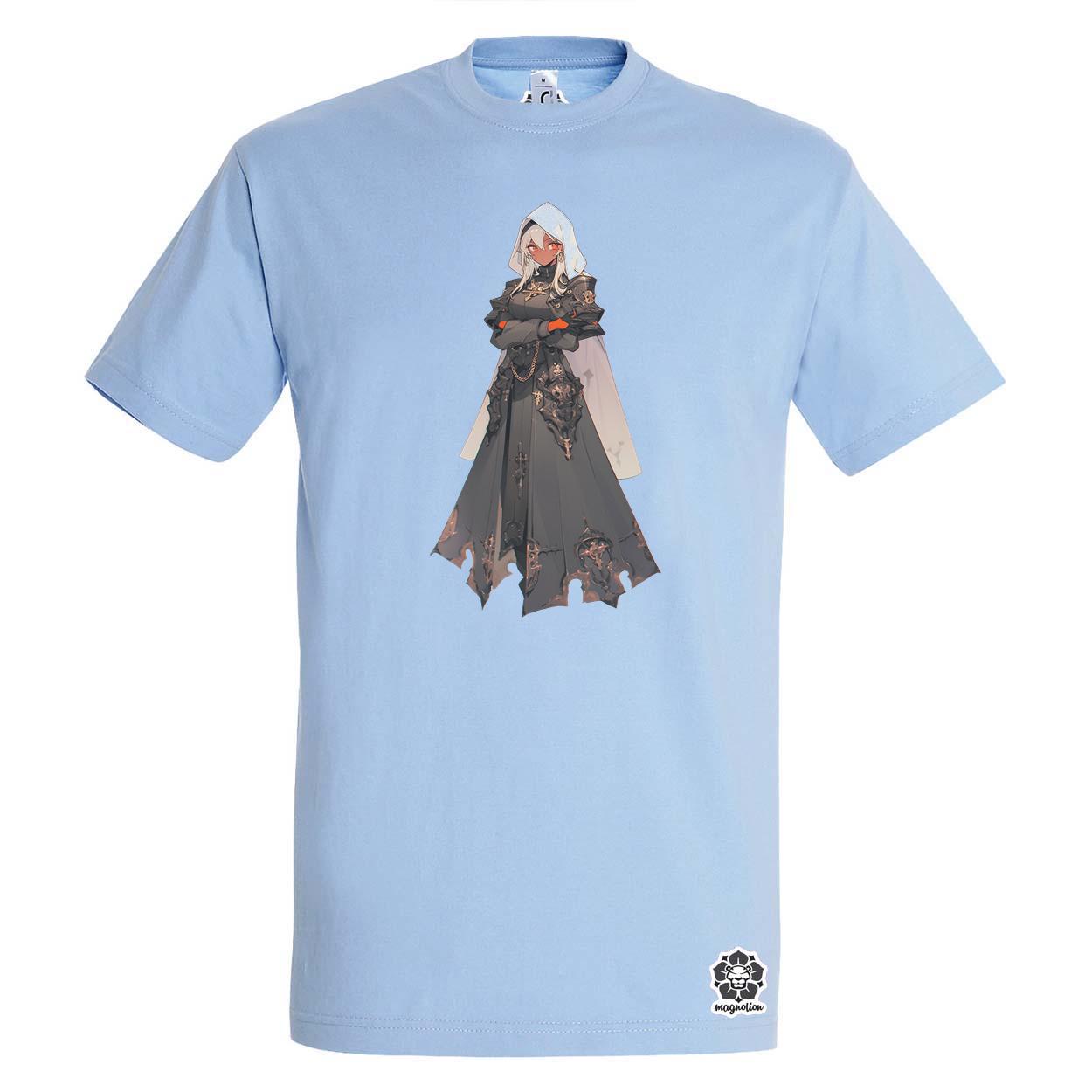 Dieselpunk anime apáca v5 egyedi póló 
