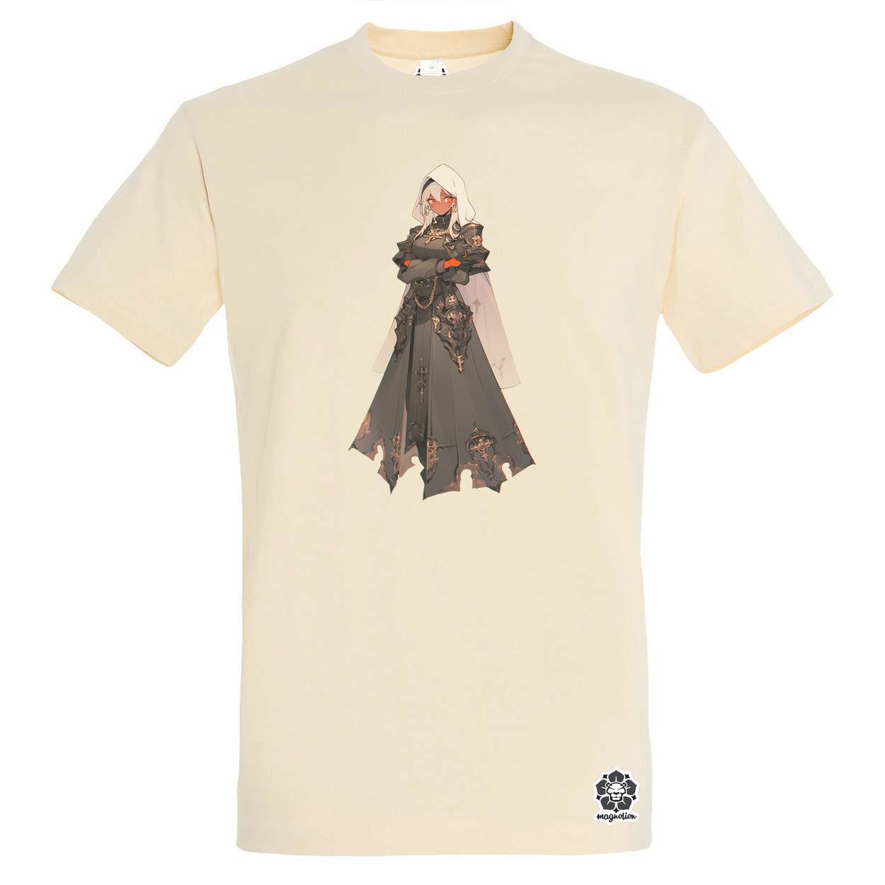 Dieselpunk anime apáca v5 egyedi póló 
