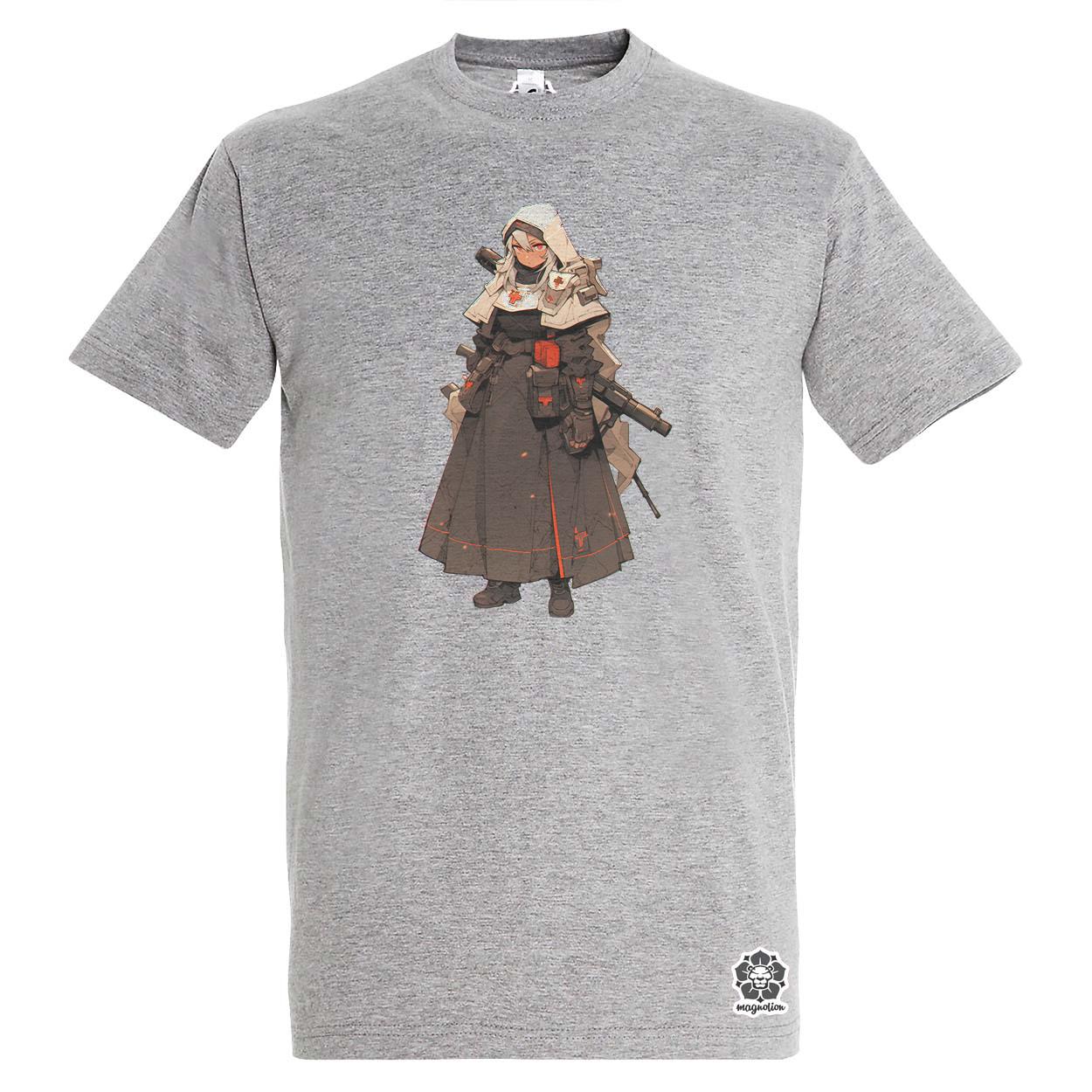 Dieselpunk anime apáca v6 egyedi póló 