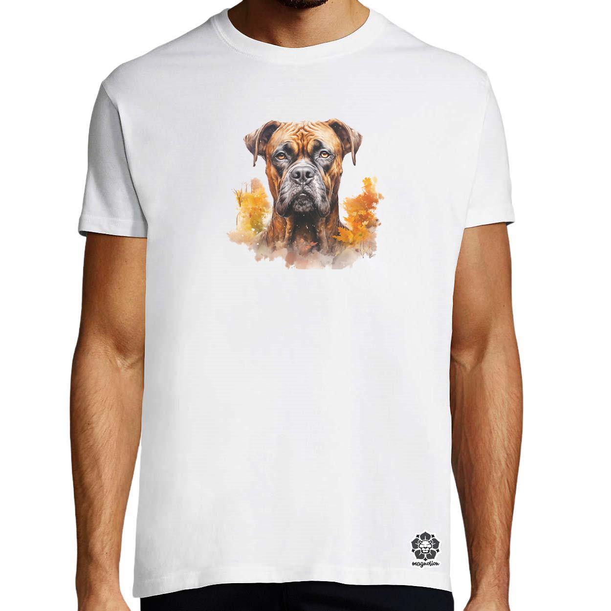 Őszi Boxer v3 egyedi póló 